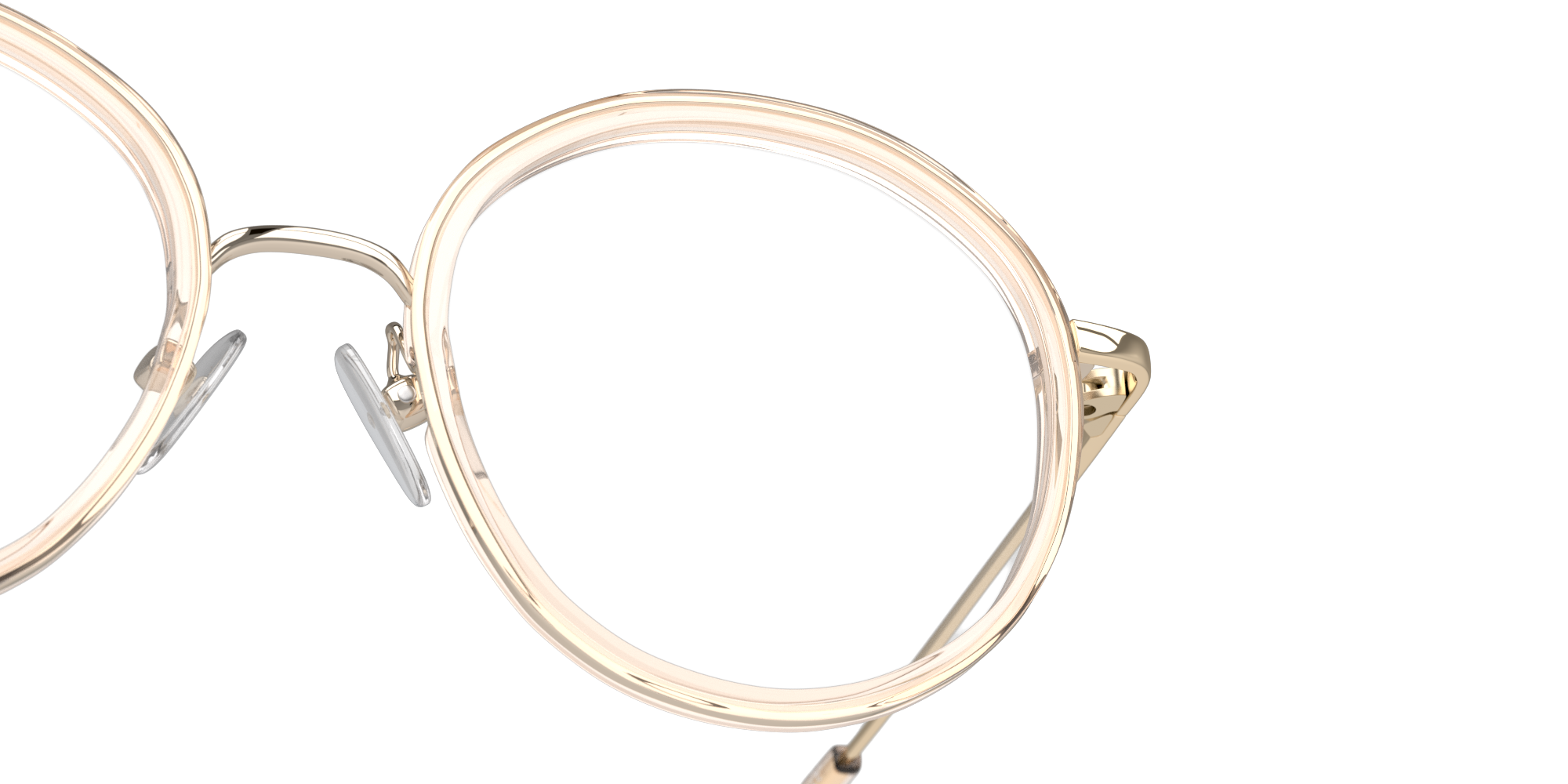 Detail01 Unofficial UNOF0216 (FD00) Glasses Transparent / Beige