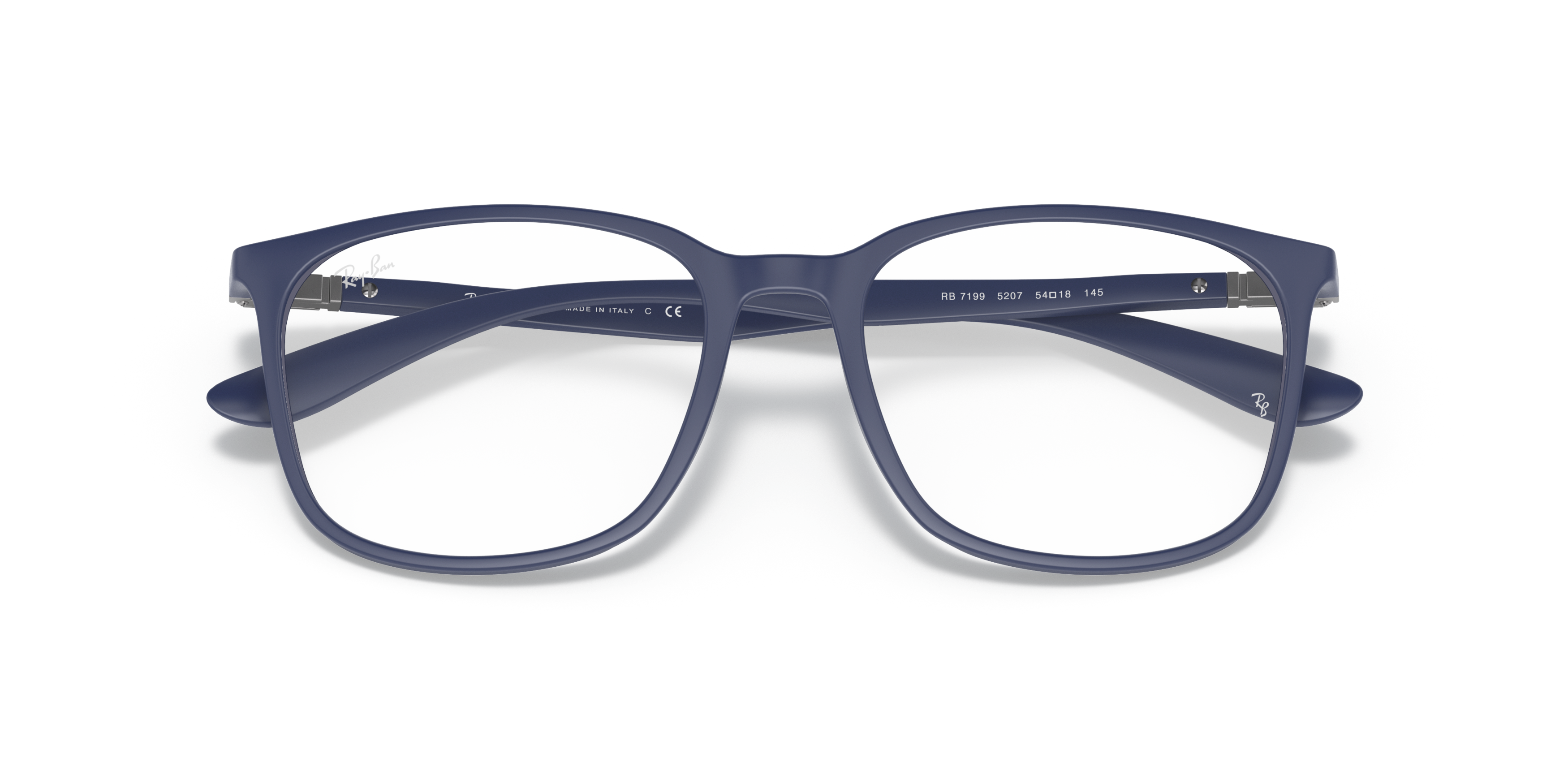 Folded Ray-Ban RX 7199 (5207) Glasses Transparent / Blue