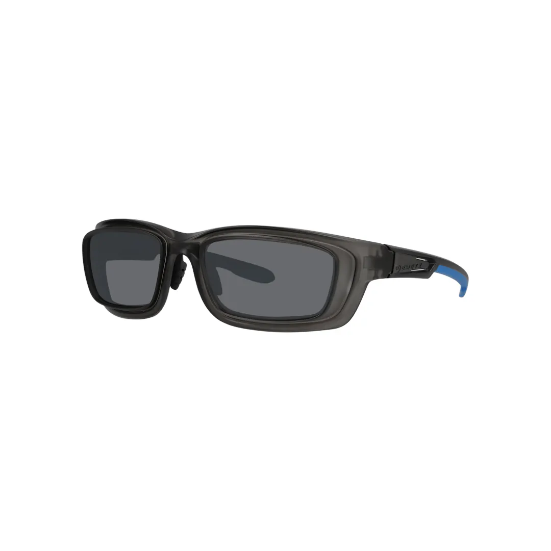 Demetz Jazz Lunettes de Soleil Homme - Rectangle Gris Bleu Demetz Jazz Lunettes de Soleil Homme - Rectangle Gris Bleu