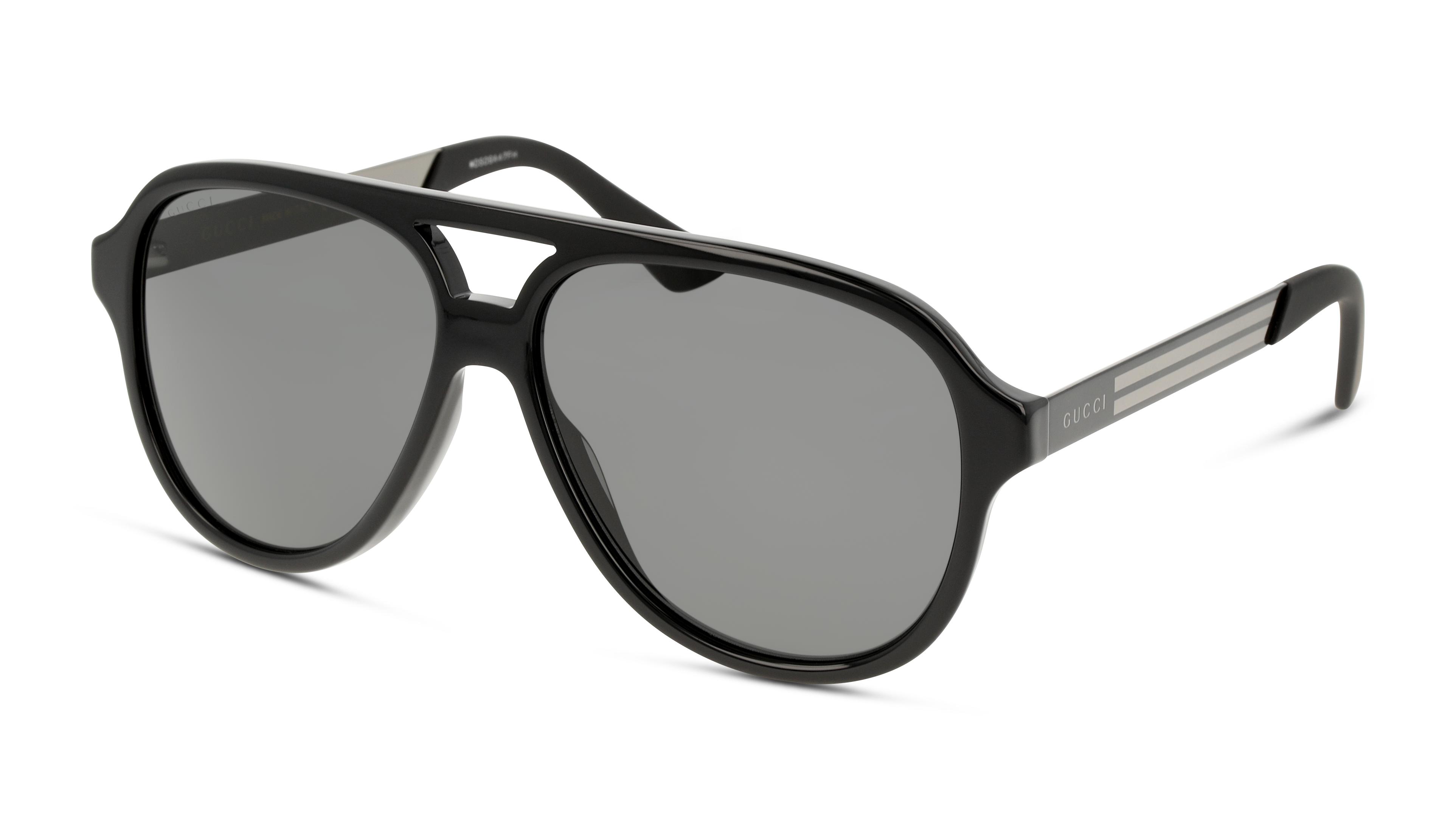 Angle_Left01 Gucci GG 0688S (001) Sunglasses Grey / Grey