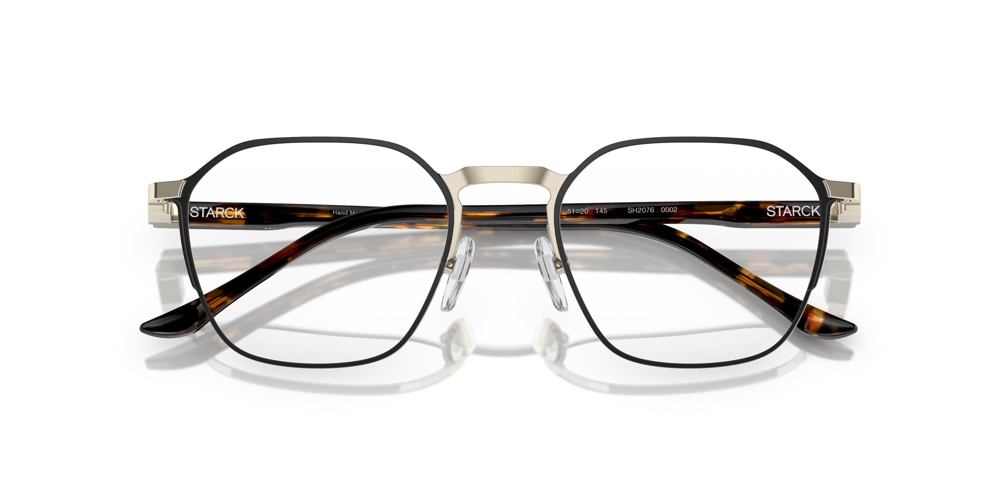 Folded Starck SH 2076 (0002) Glasses Transparent / Gold