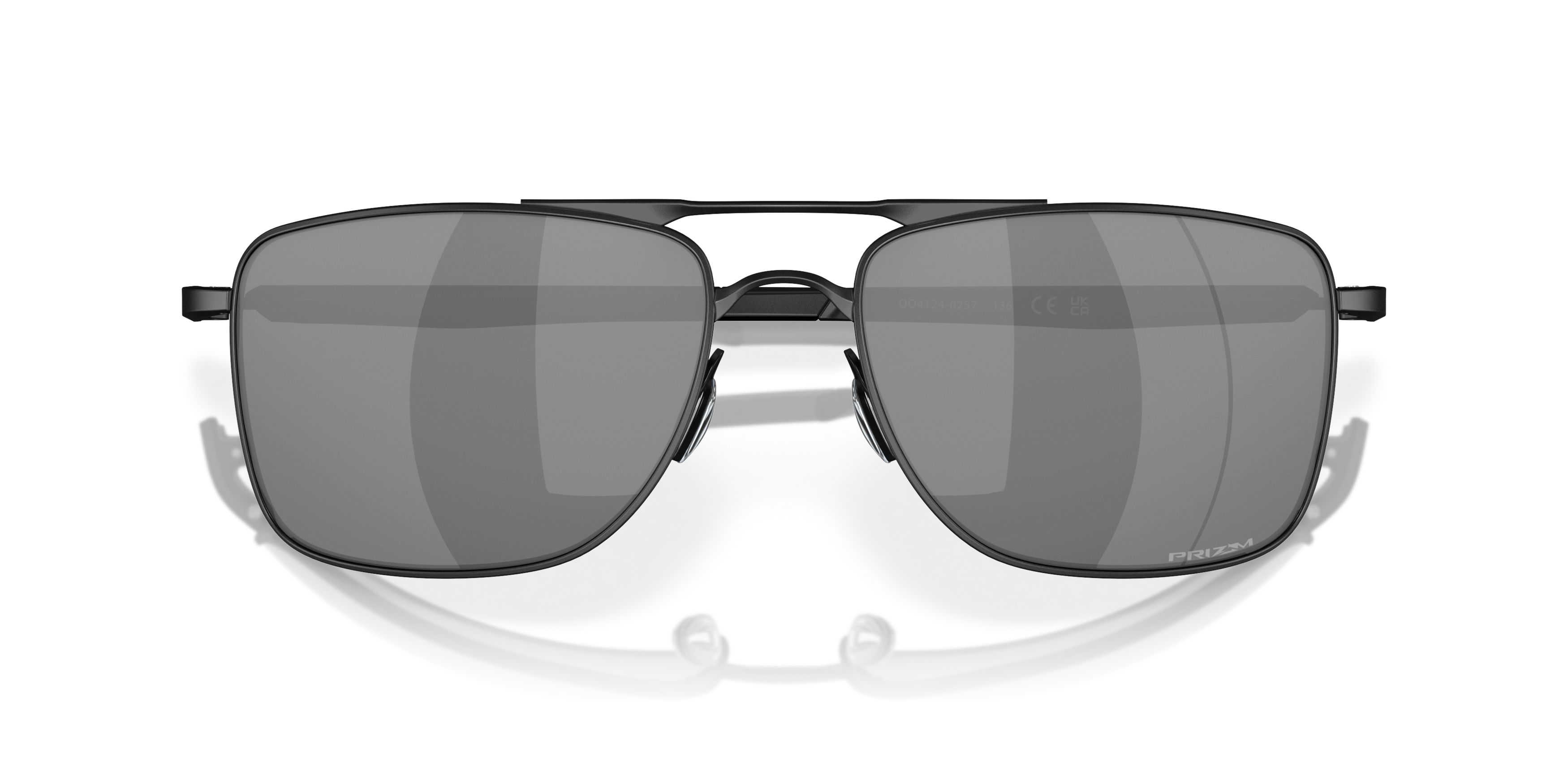 Folded Oakley Gauge 8 OO 4124 (412402) Sunglasses Grey / Black