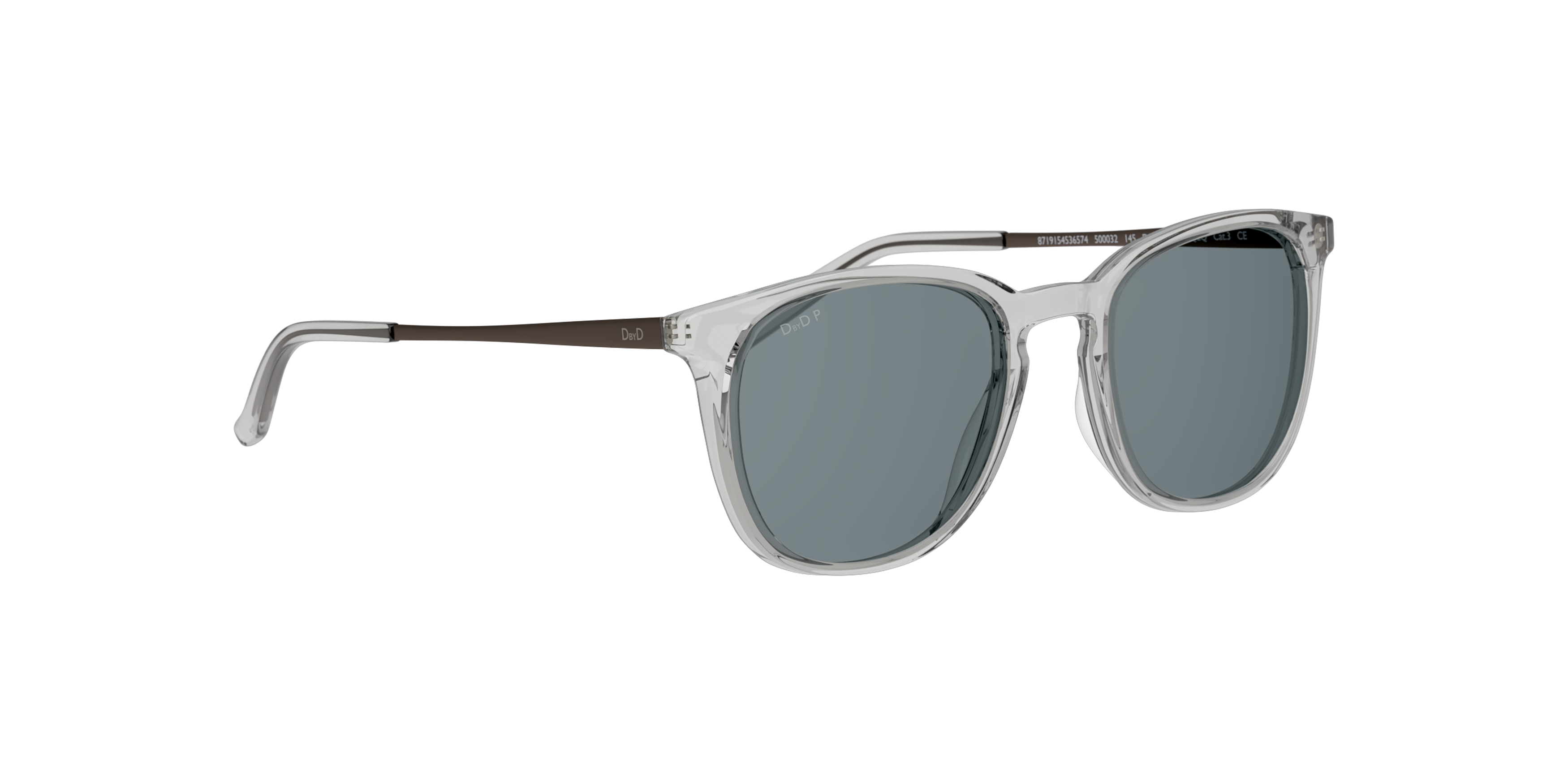 Angle_Right01 DbyD DB SM5006P Sunglasses Grey / Transparent, Grey