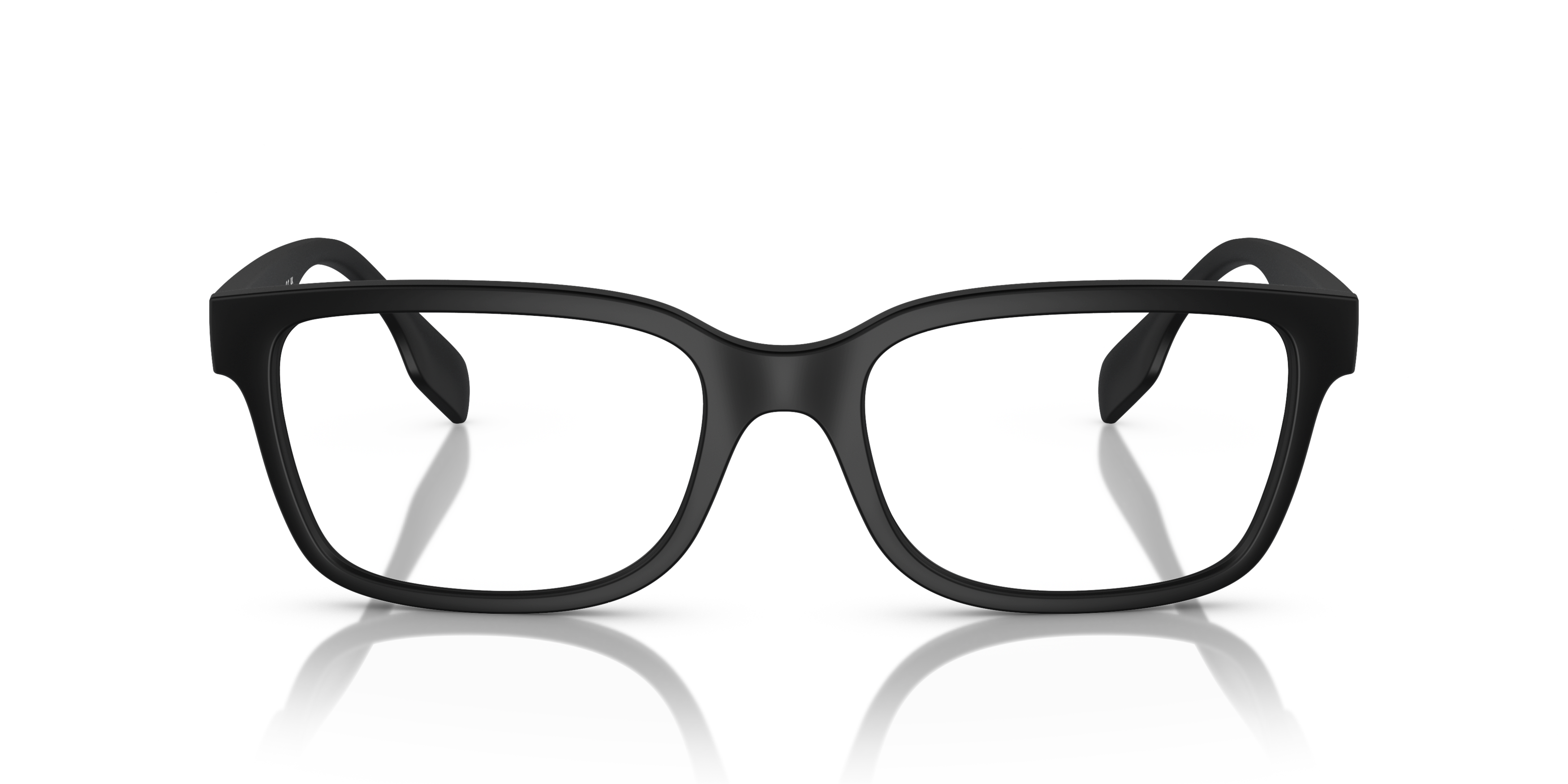 Front Burberry BE 2379U Glasses Transparent / Black
