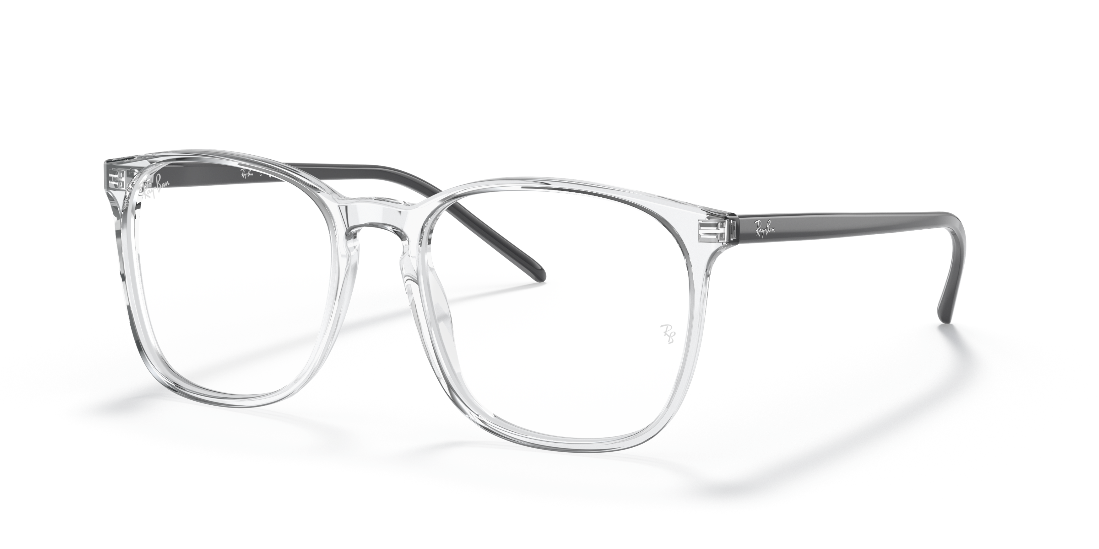 Angle_Left01 Ray-Ban 0RX5387 5418 Transparent