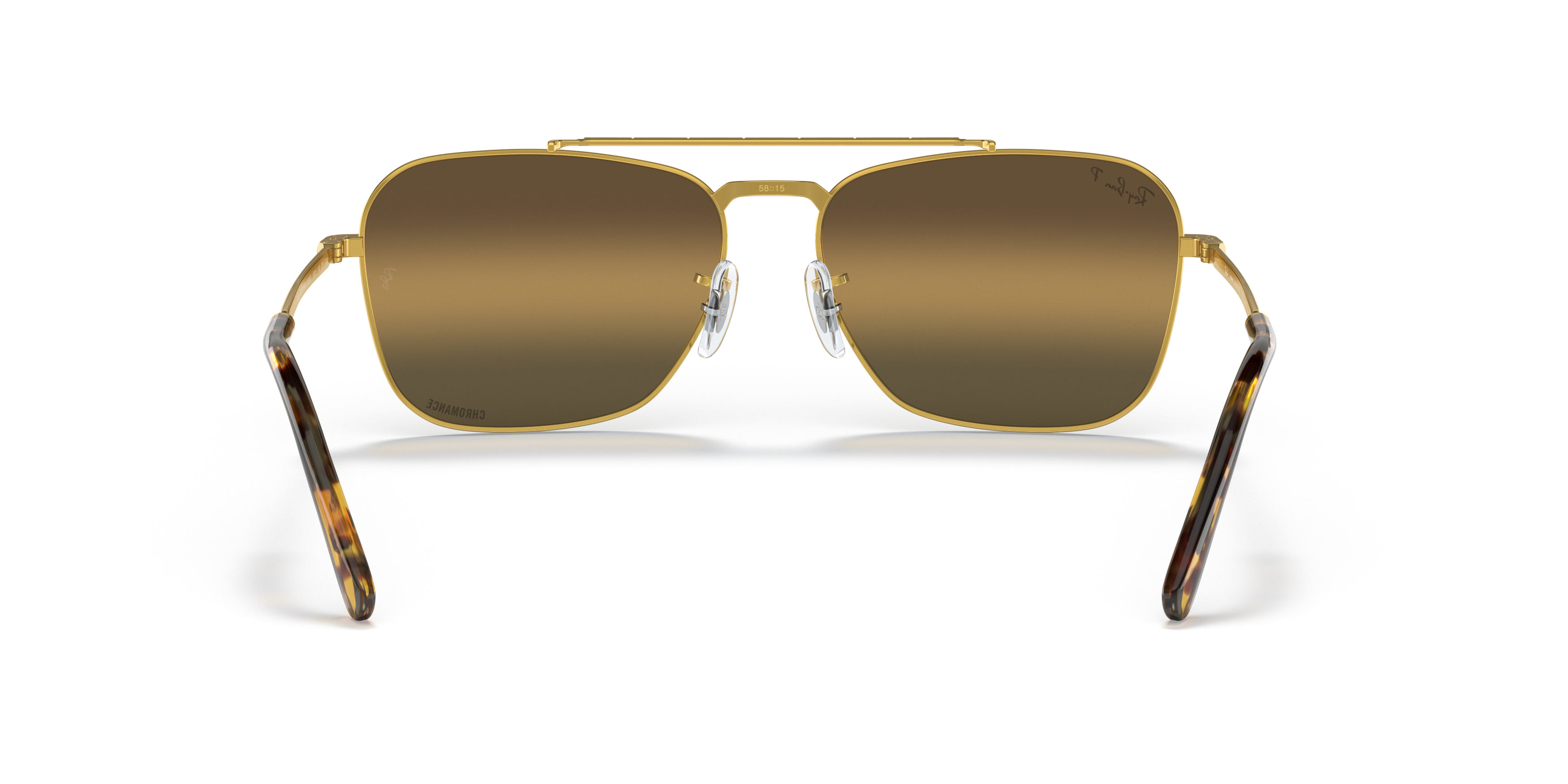 Detail02 Ray-Ban RB 3636 (9196G5) Sunglasses Brown / Gold