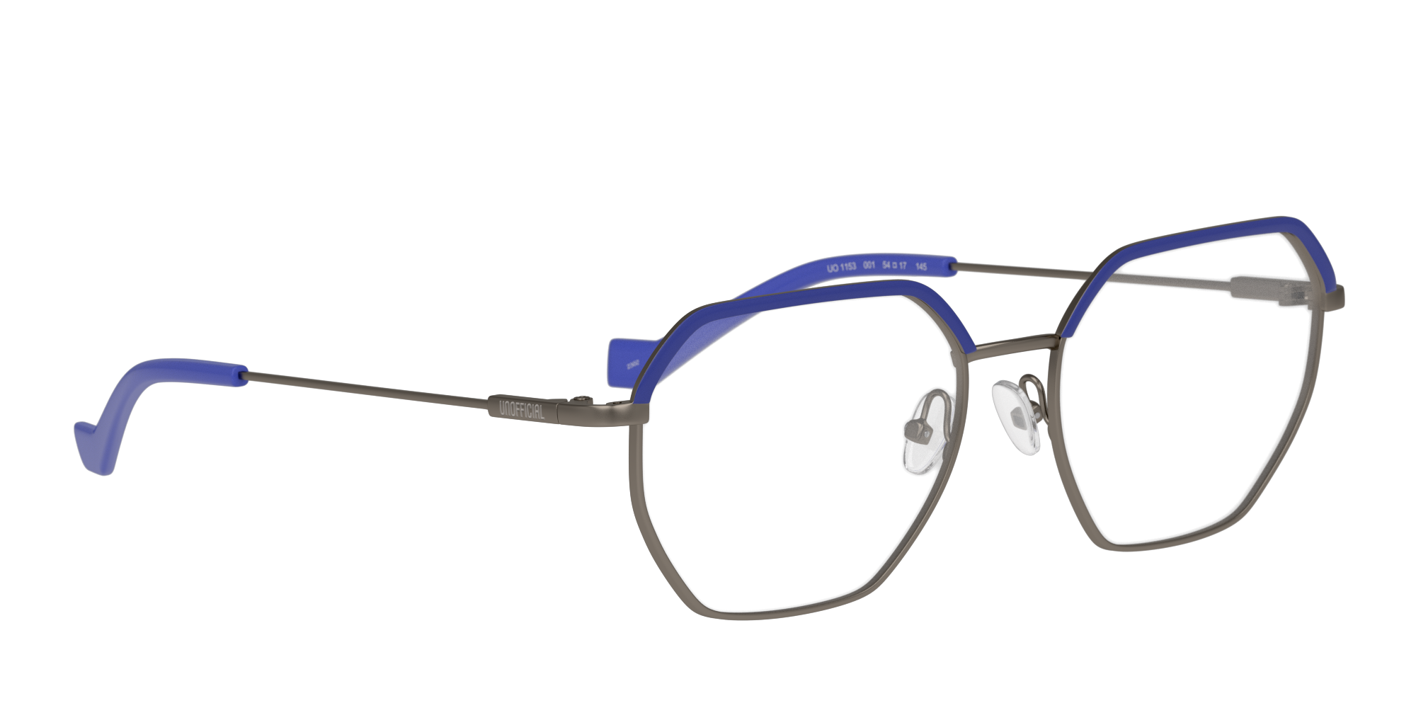Angle_Right01 Unofficial UO1153 Glasses Transparent / Grey