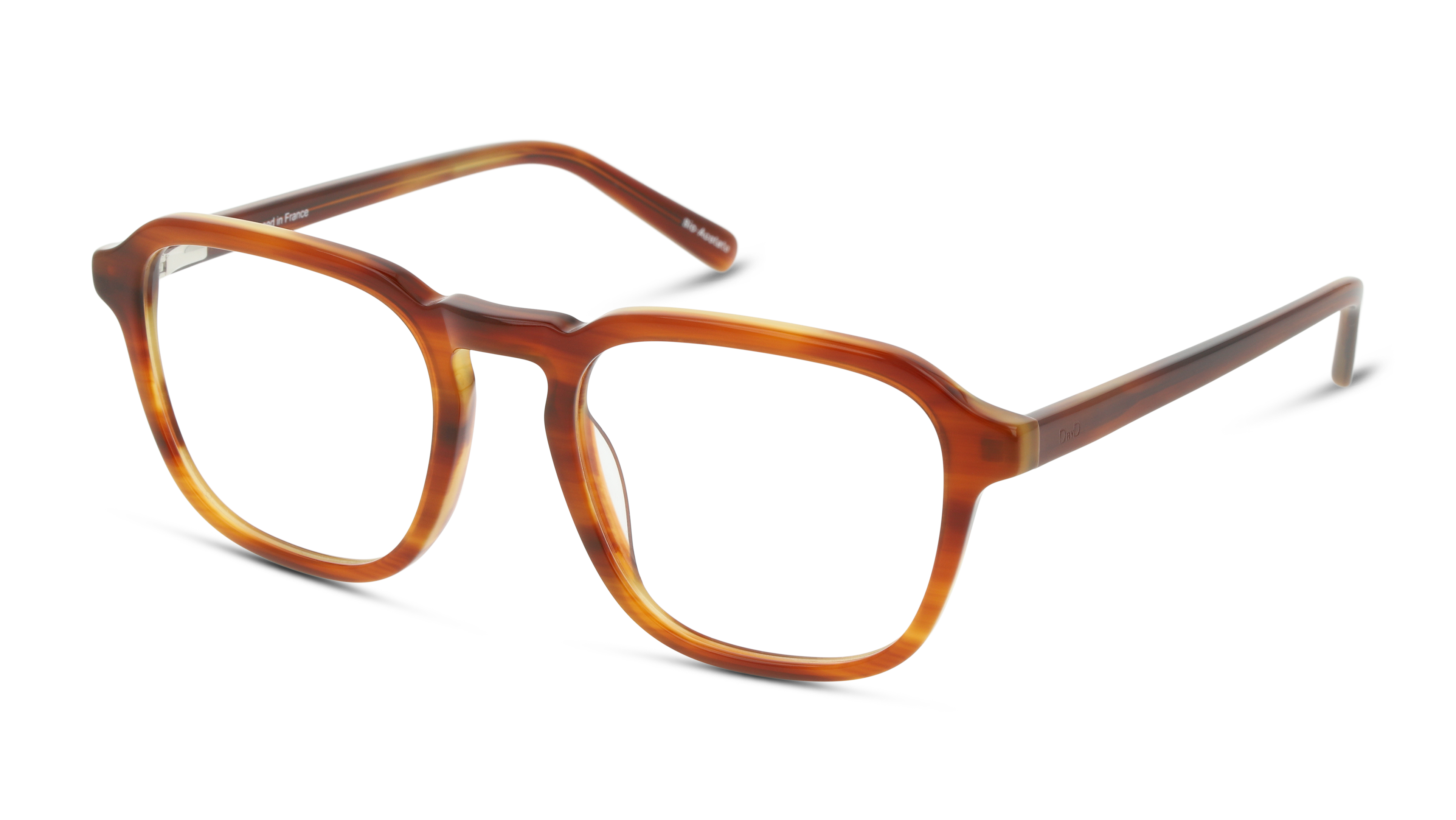 Angle_Left01 DbyD Bio-Acetate DB OM5058 (HO00) Glasses Transparent / Orange