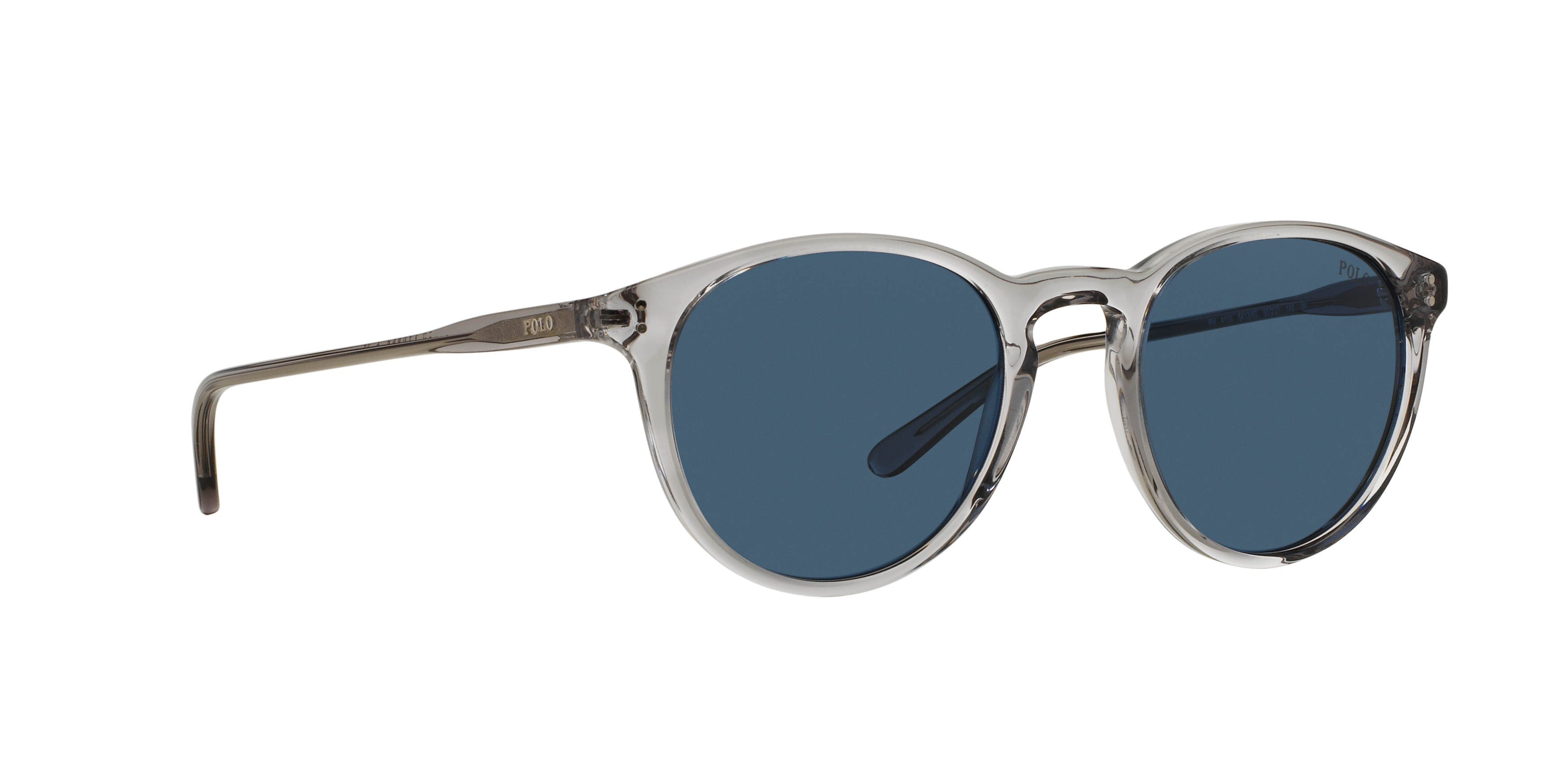 Angle_Right01 Polo Ralph Lauren PH 4110 Sunglasses Blue / Transparent, Grey