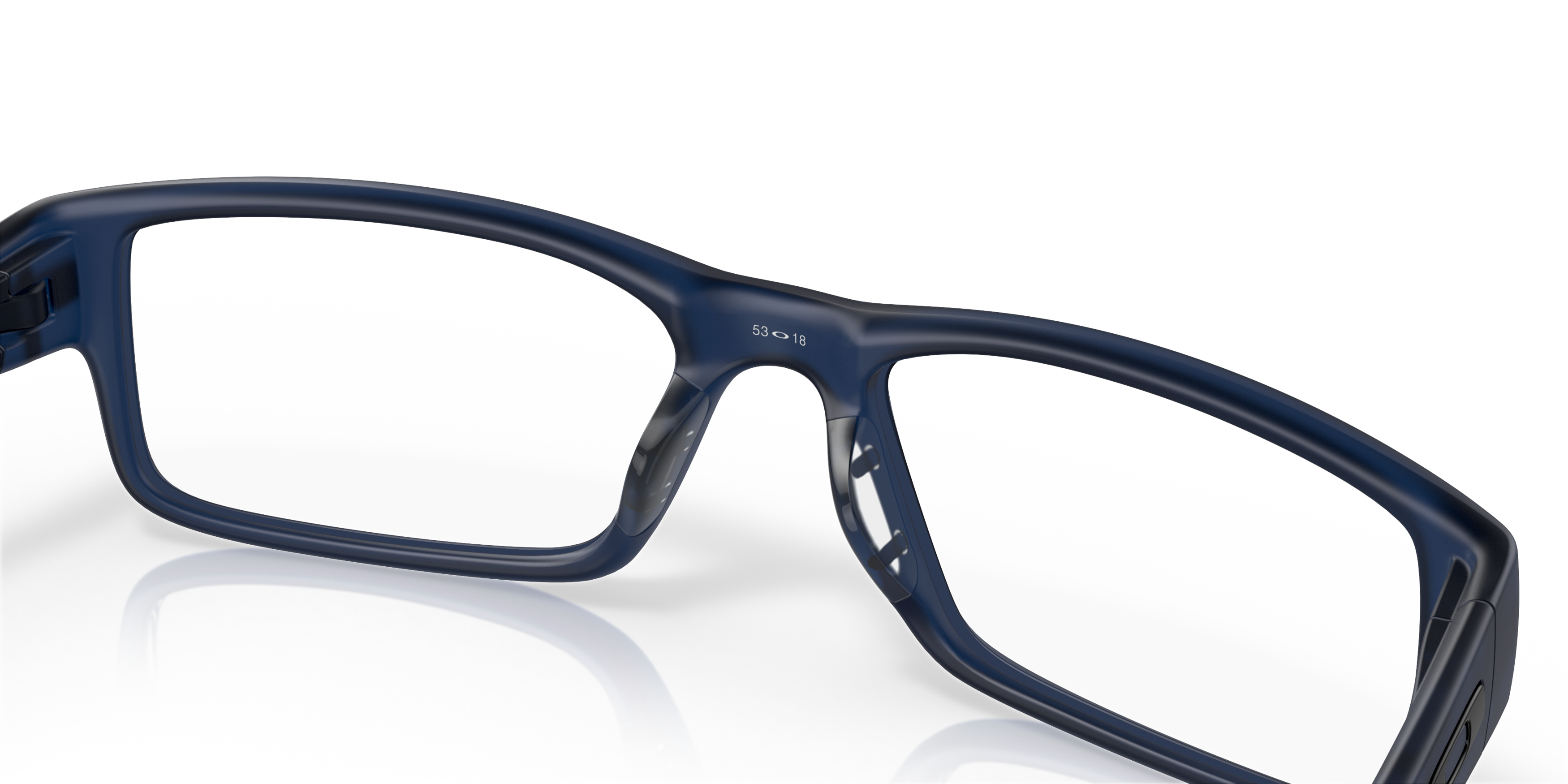 Detail03 Oakley Airdrop OX 8046 Glasses Transparent / Blue