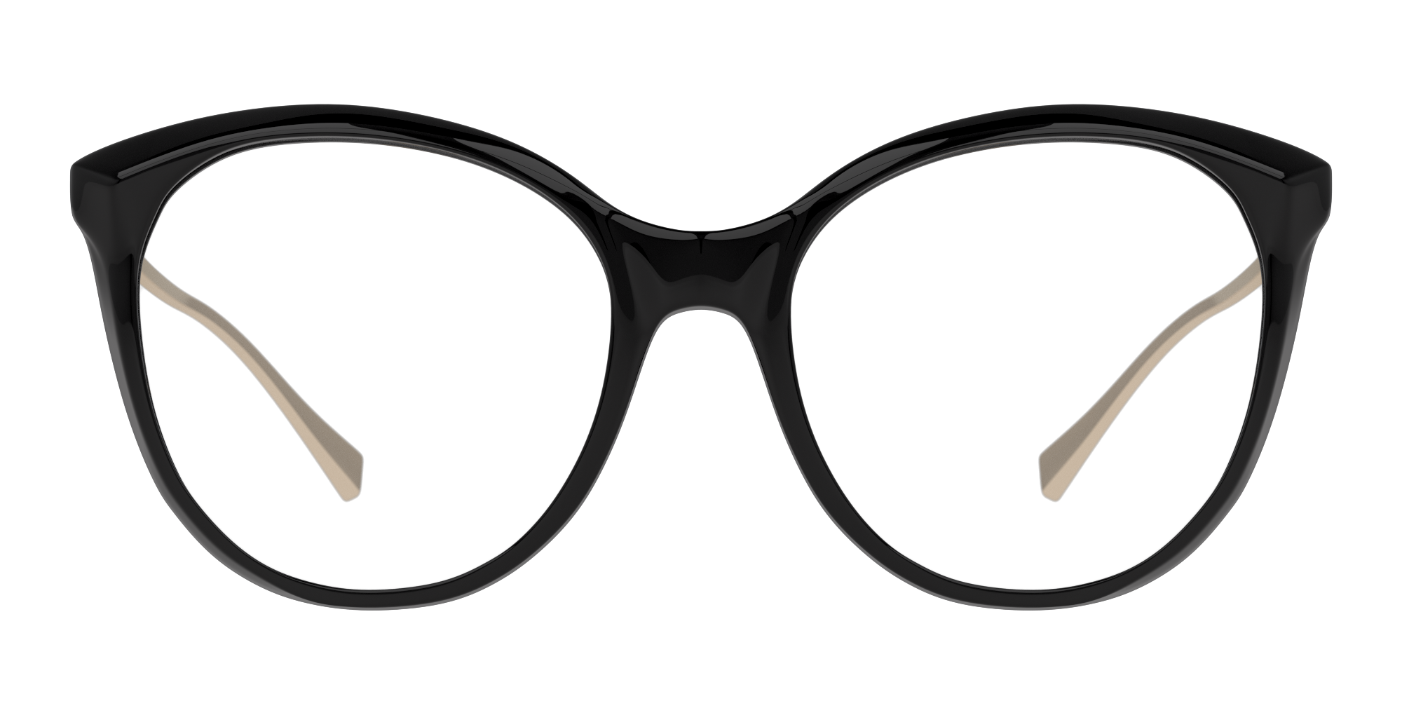Front Unofficial UO2157 Glasses Transparent / Black