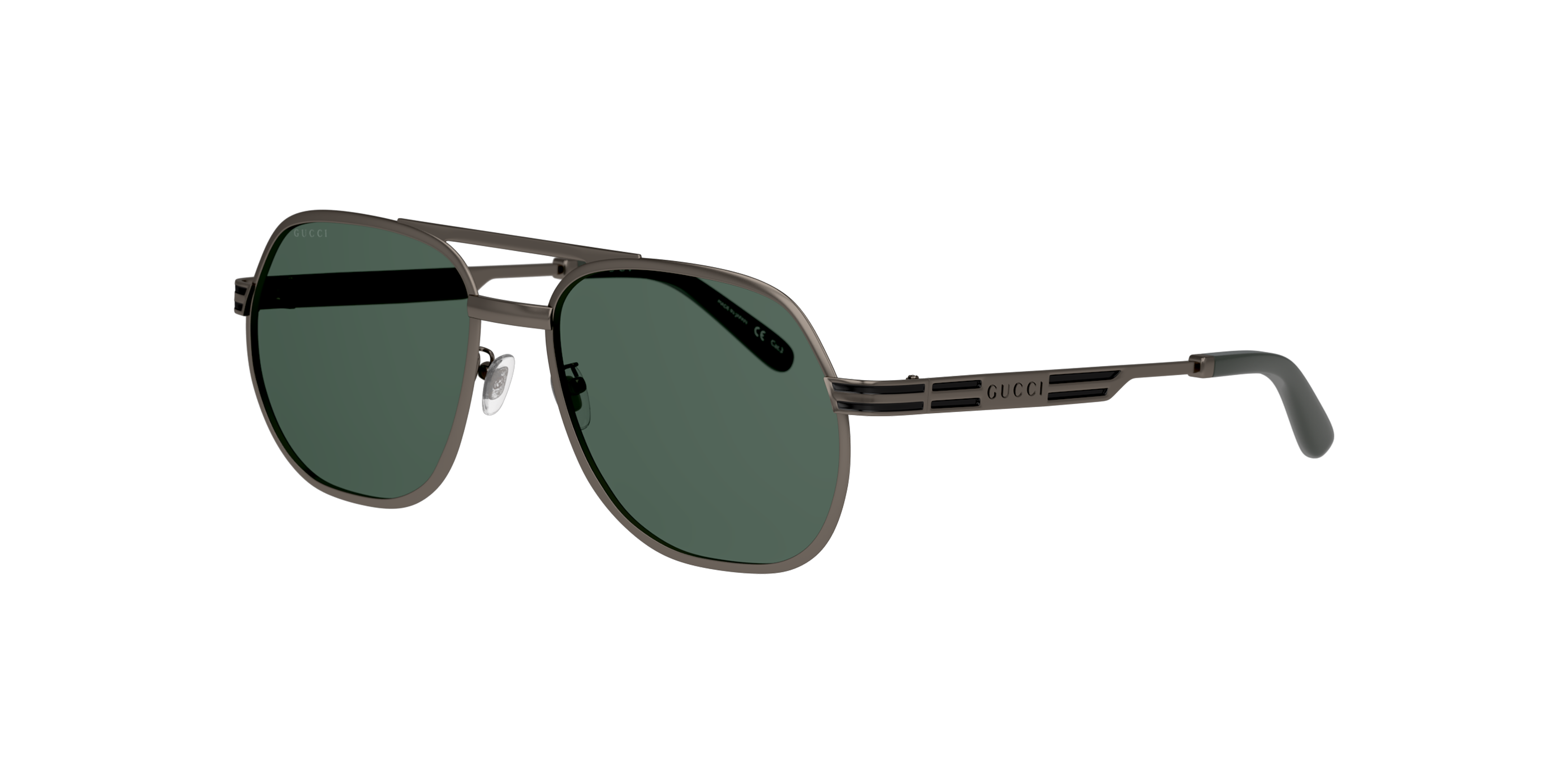 Angle_Left01 Gucci GG 0981S Sunglasses Green / Black
