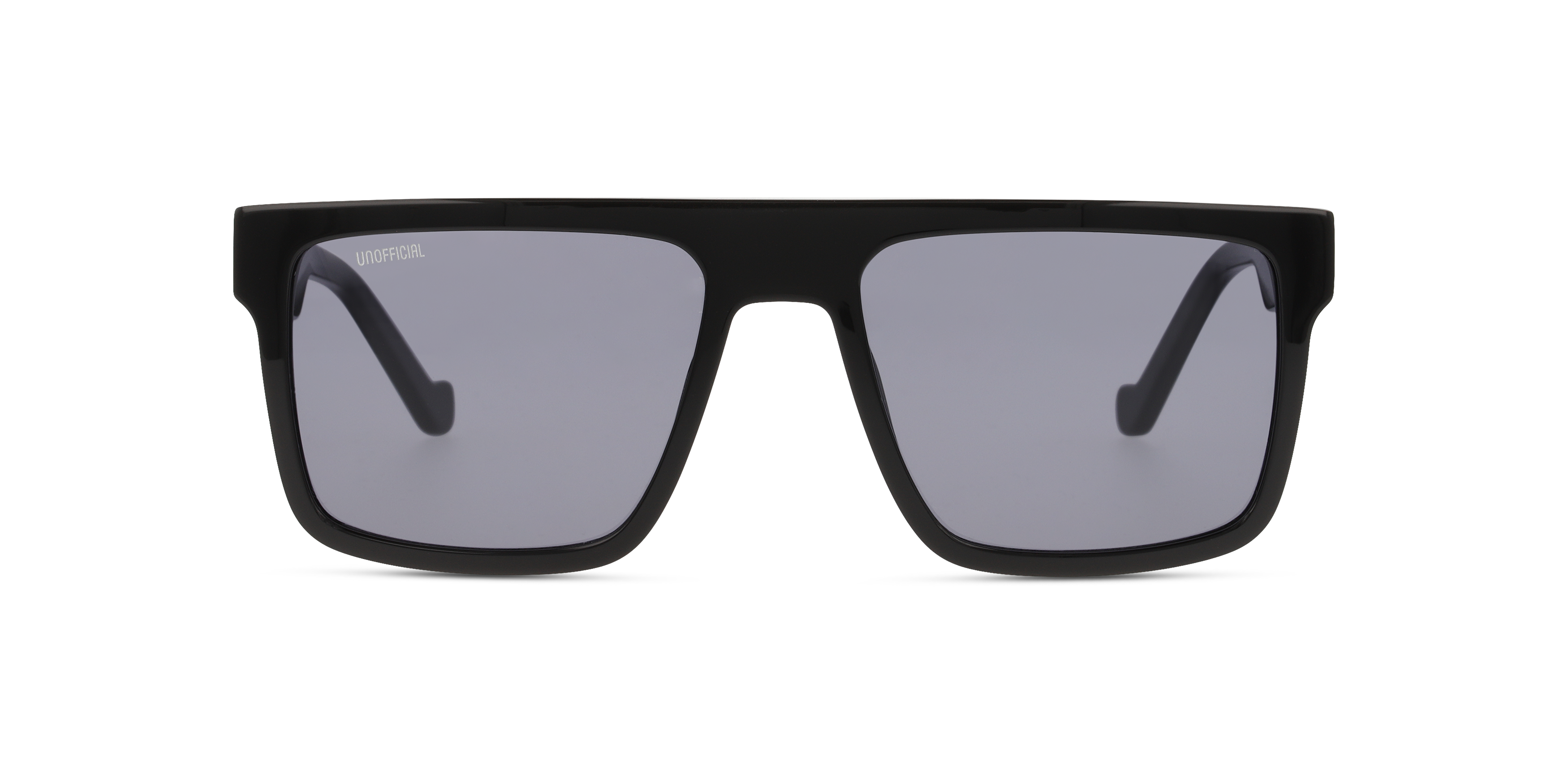Front Unofficial UNSM0111 Sunglasses Grey / Black