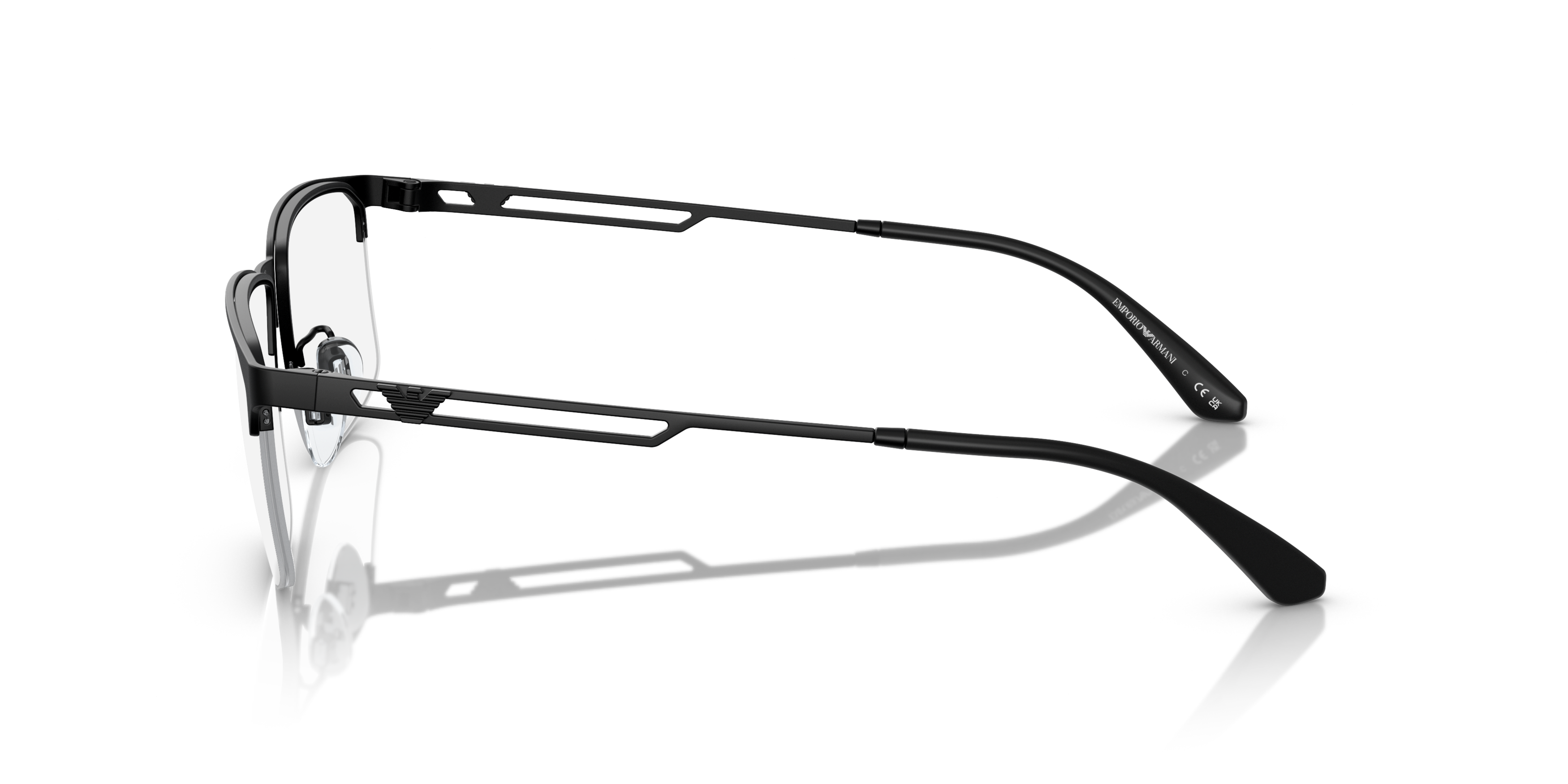 Angle_Left02 Emporio Armani EA 1143 Glasses Transparent / Black