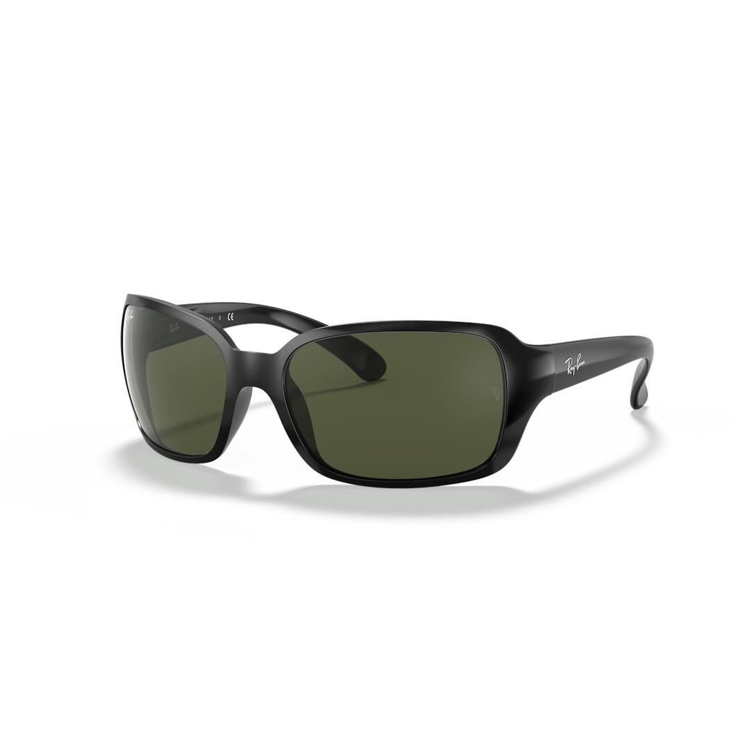 Ray-Ban RB4068 Lunettes de Soleil Femme - Carrée Noir Gris - Possibilité de verres correcteurs - Ada