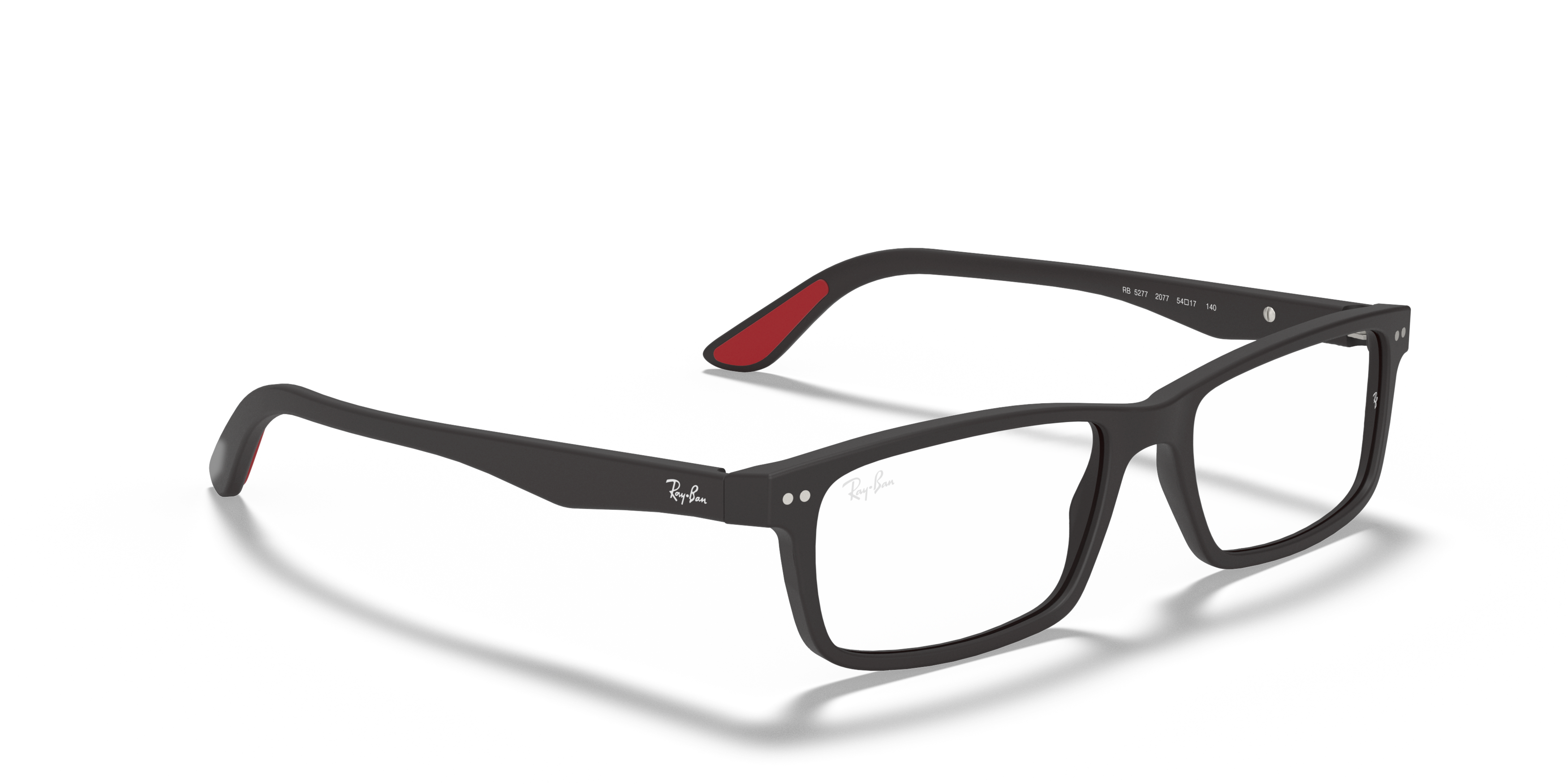 Angle_Right01 Ray-Ban RX 5277 Glasses Transparent / Black