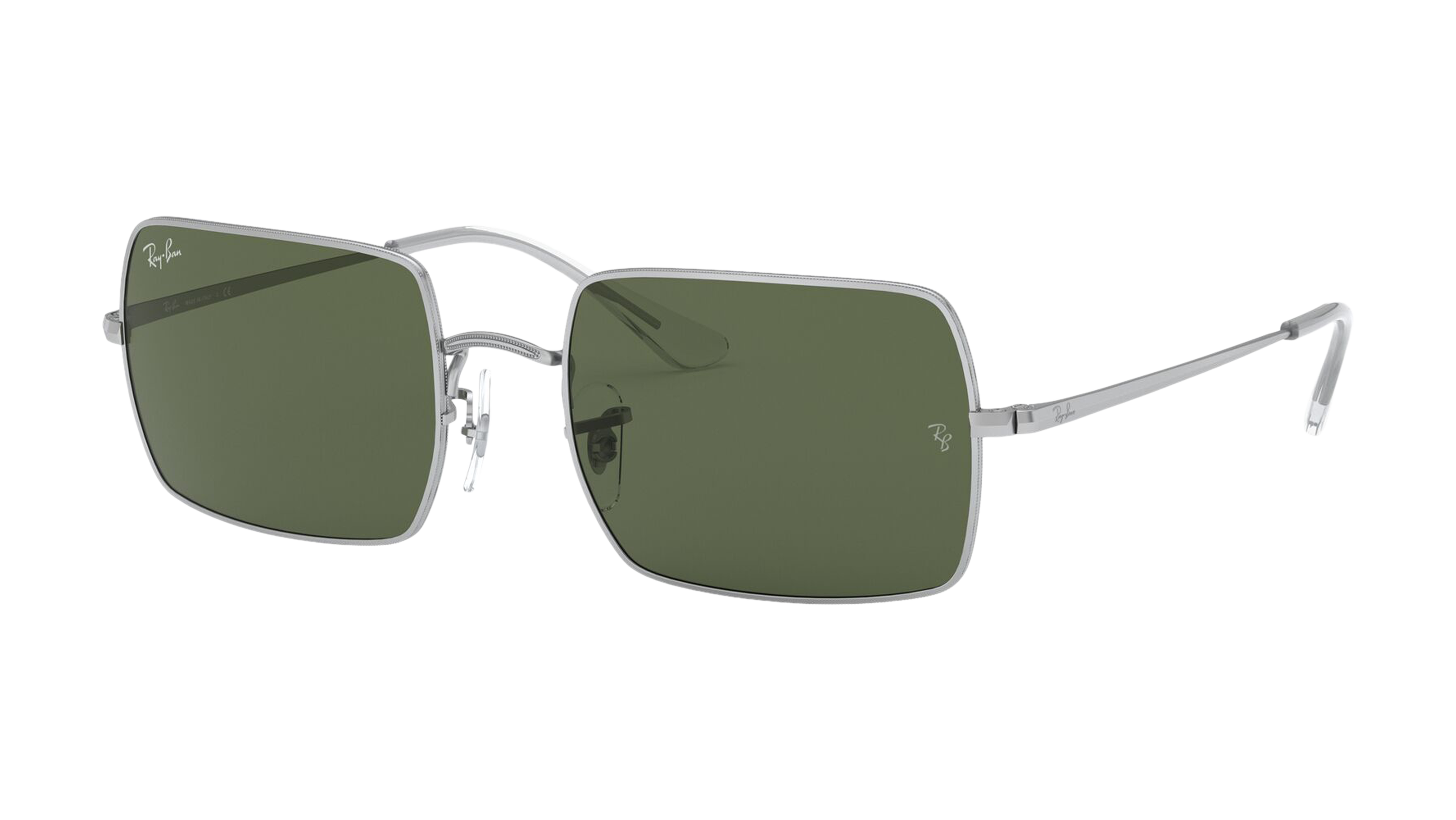 Angle_Left01 Ray-Ban Rectangle 1969 RB1969 914931 Groen / Zilver