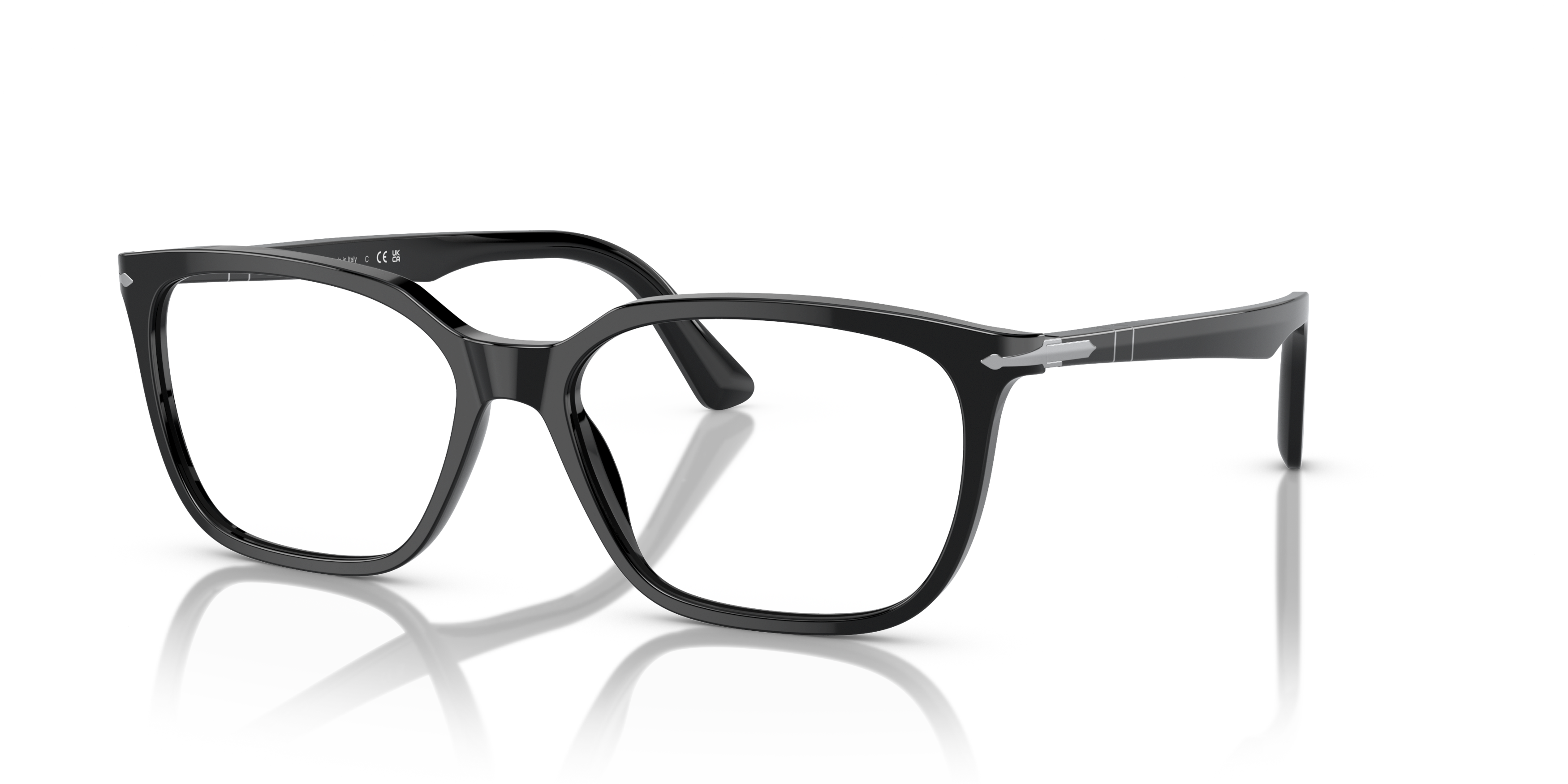 Angle_Left01 Persol PO 3298V (95) Glasses Transparent / Black