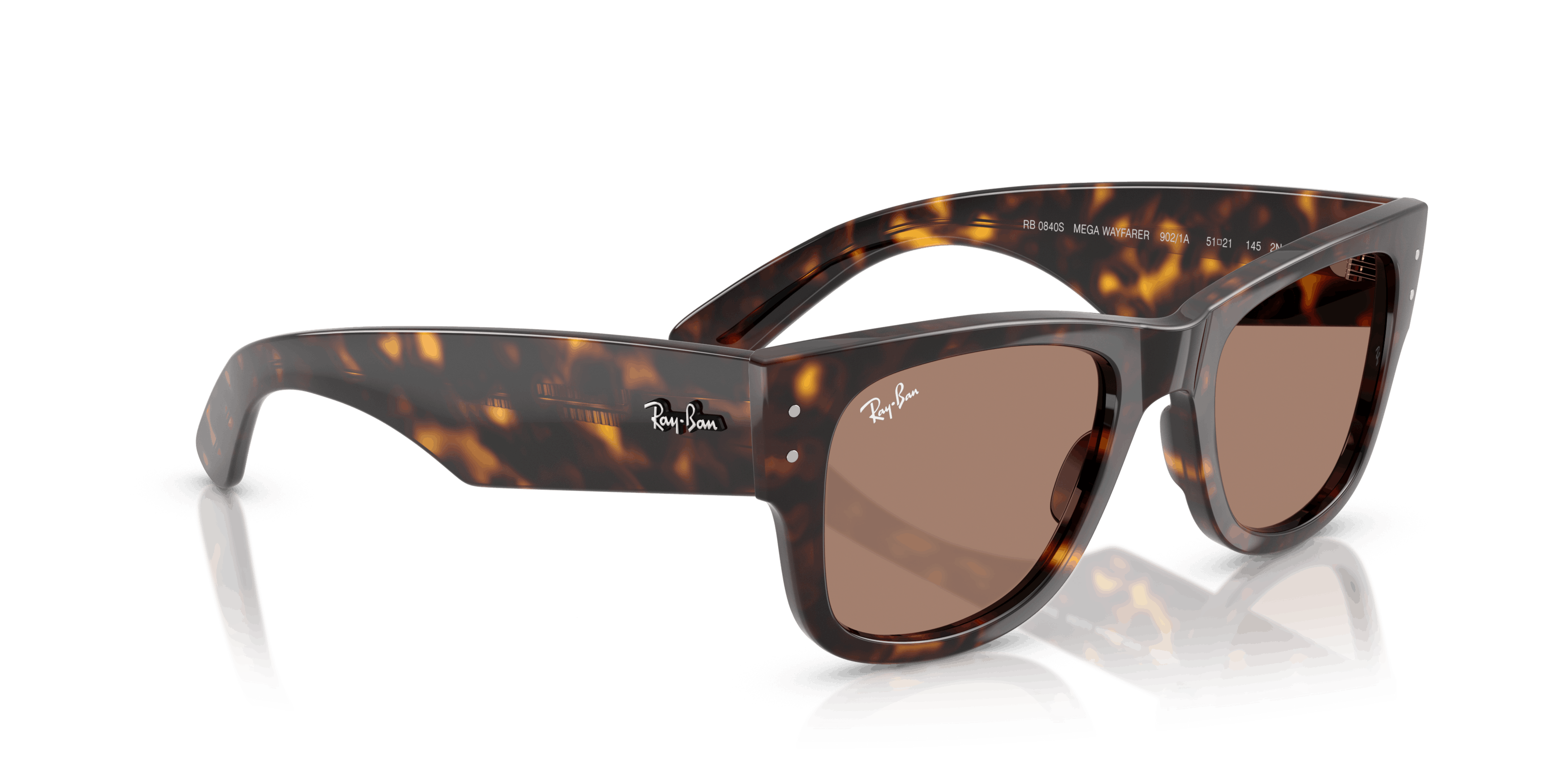 Angle_Right01, RAY-BAN Mega Wayfarer Summer Capsule RB0840S 902/1A