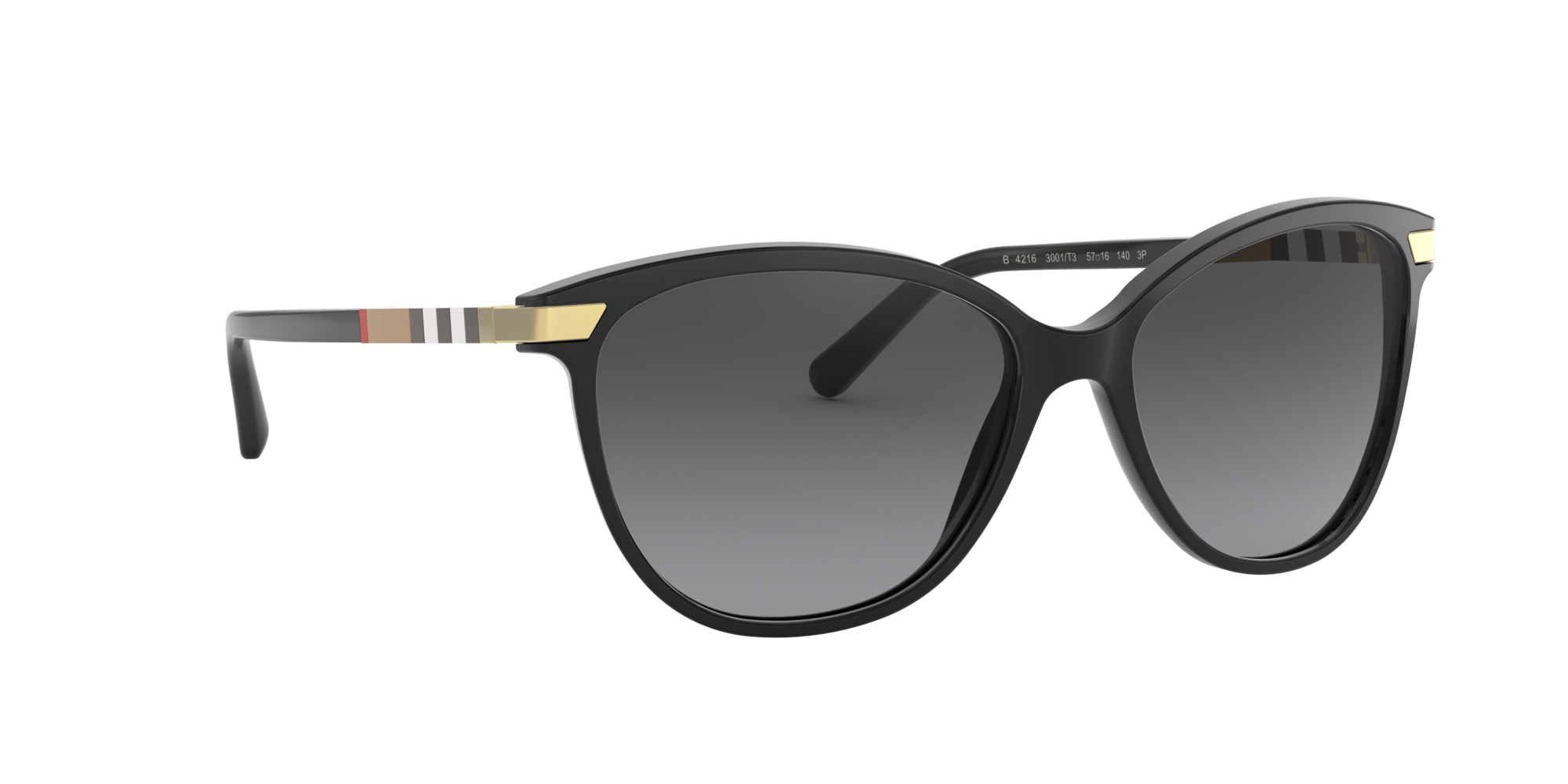 Angle_Right01 Burberry BE 4216 (3001T3) Sunglasses Grey / Black
