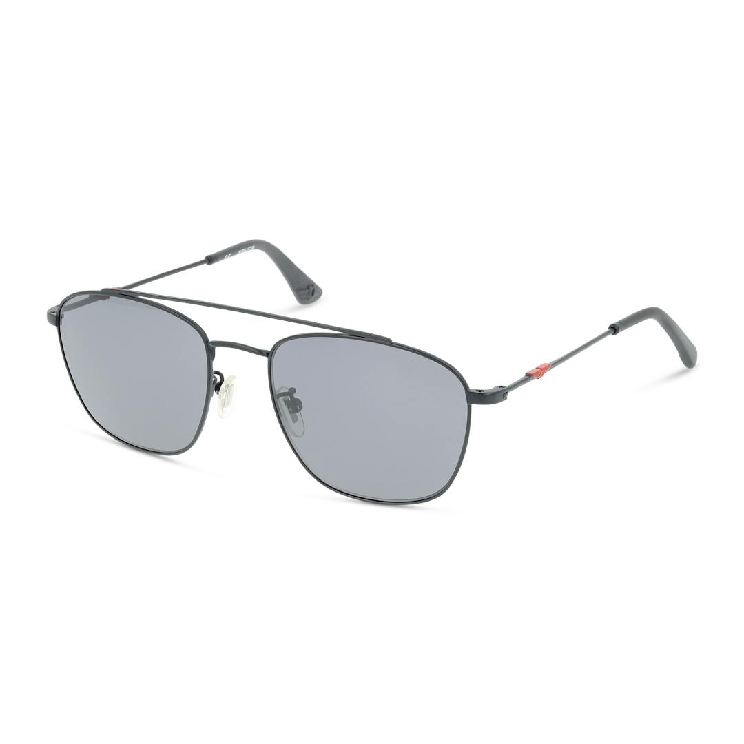 Police SPL996 Lunettes de Soleil Homme - Pilote Gris - Possibilité de verres correcteurs - Adaptable