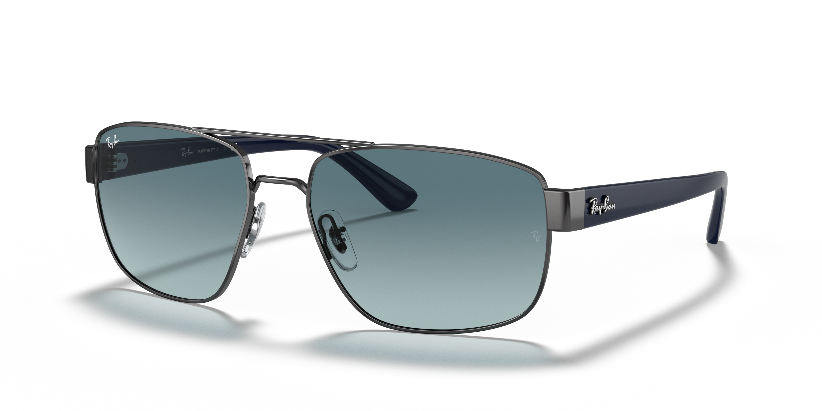 Angle_Left01 Ray-Ban RB3663 004/3M Blauw / Zilver