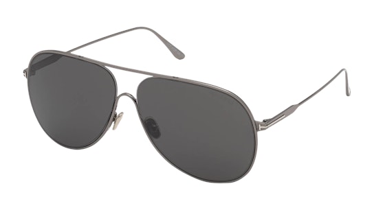 Tom Ford Alec FT 824 (12C) Sunglasses Grey / Silver