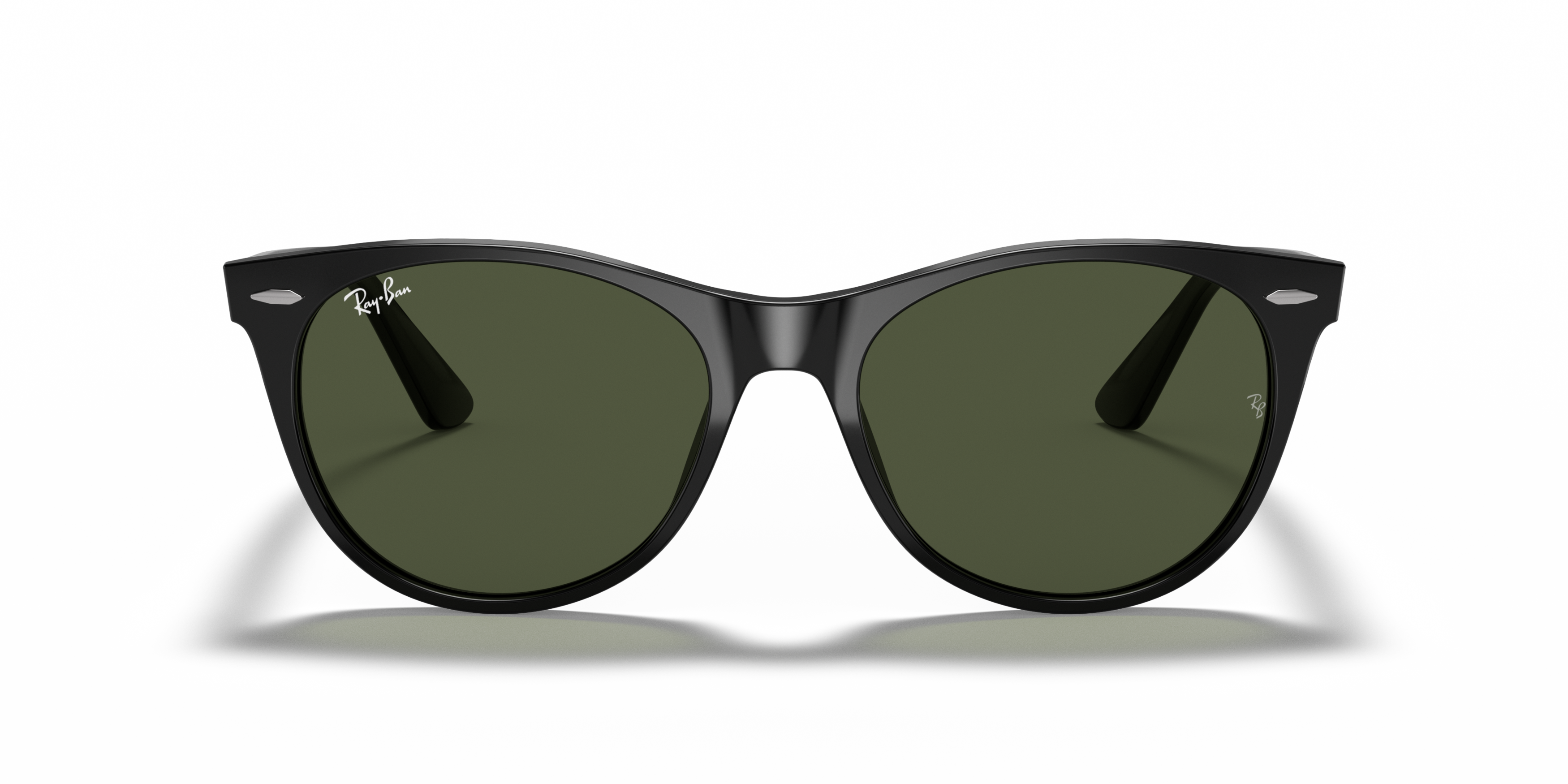 Front Ray-Ban Wayfarer II RB 2185 Sunglasses Green / Black