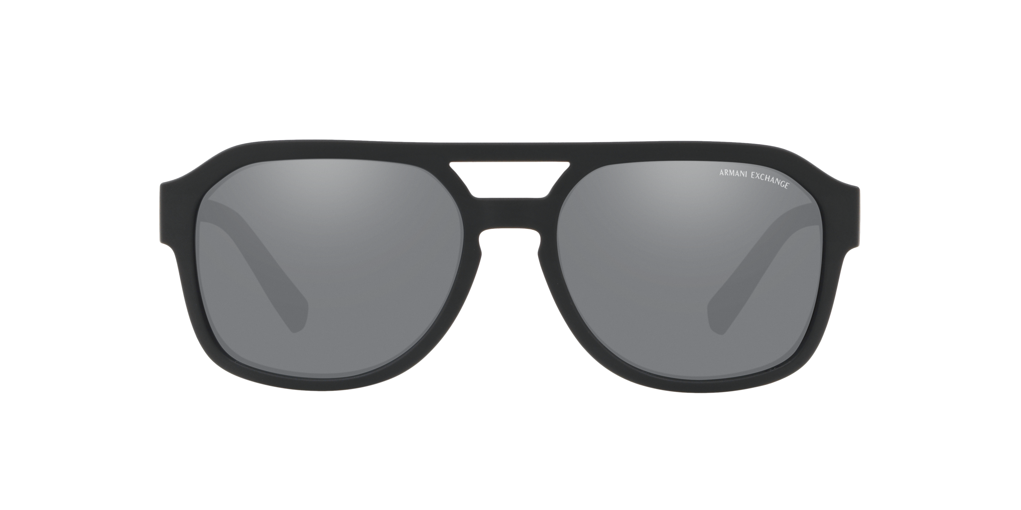 Front Armani Exchange AX 4074S Sunglasses Grey / Black