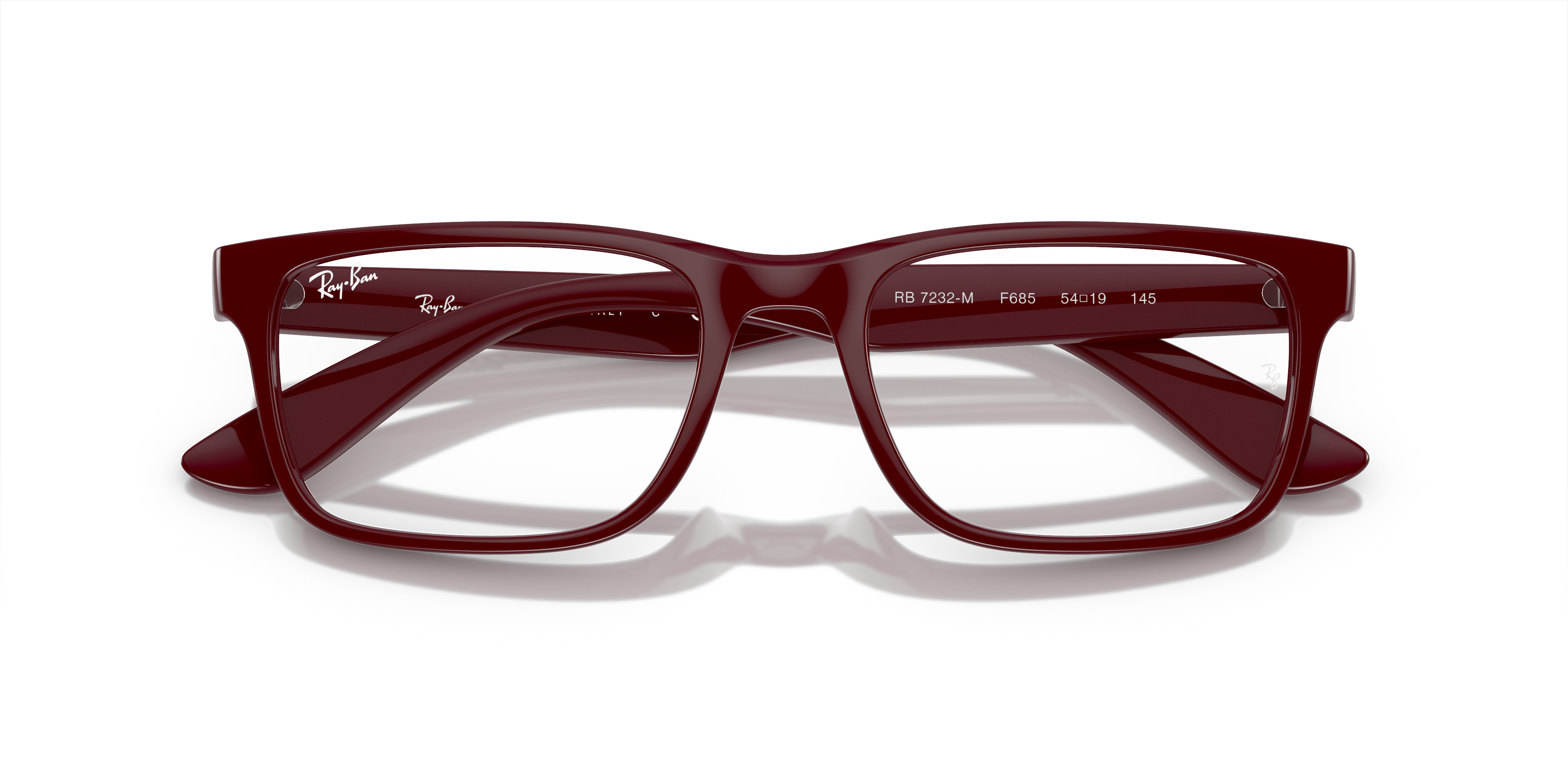 Folded Ray-Ban RX7232M F685 Rood