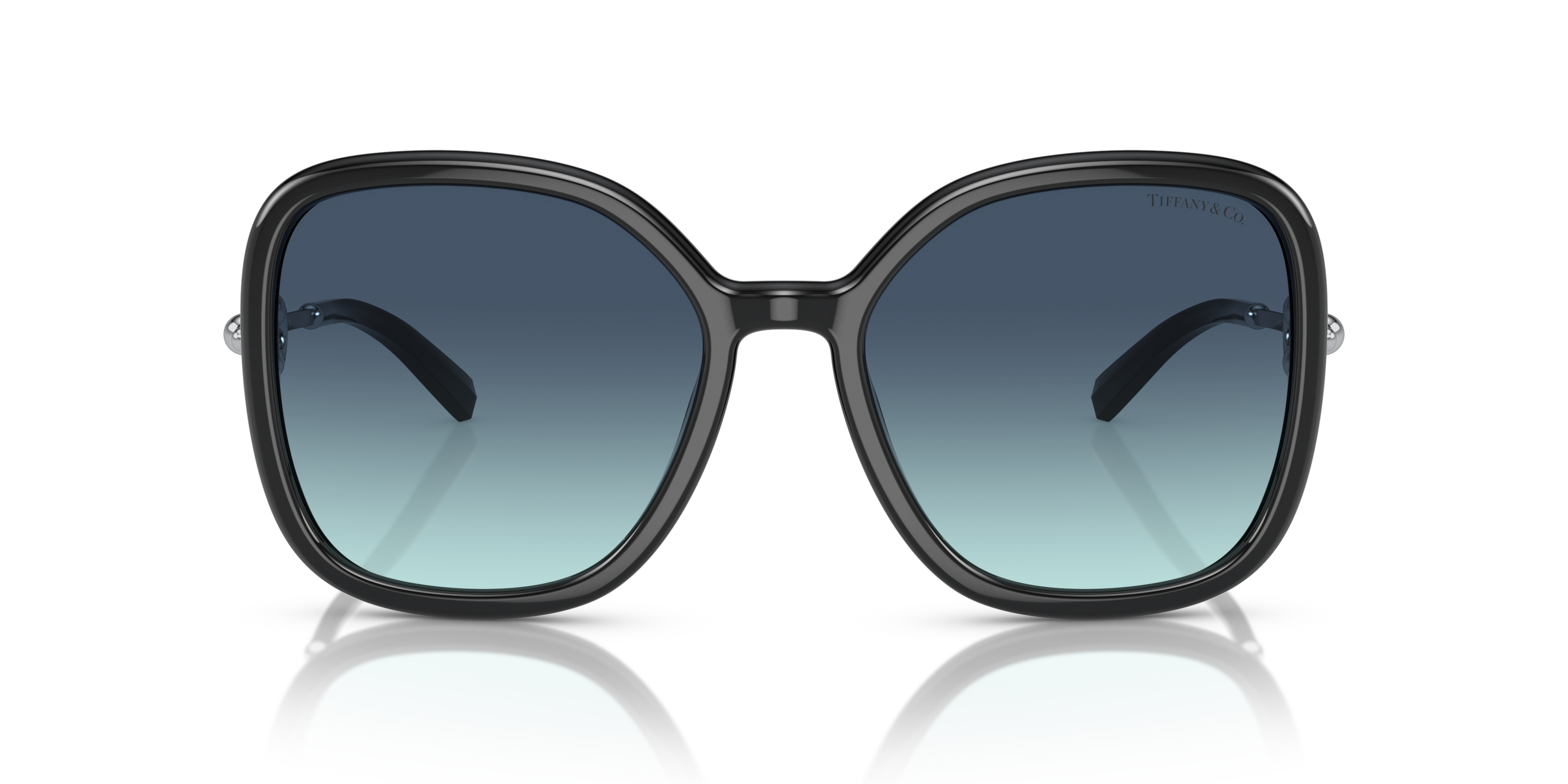Front Tiffany & Co TF 4202U Sunglasses Blue / Black