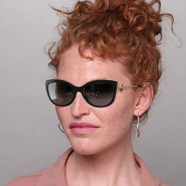 On_Model_Female02 Michael Kors South Hampton MK 2127U (33328G) Sunglasses Grey / Black