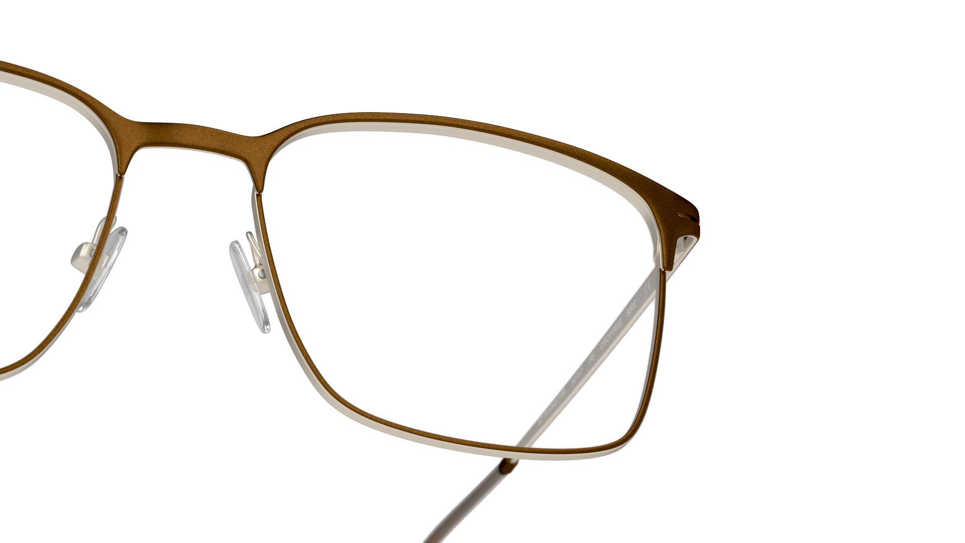 Detail01 DbyD Titanium DB OM9020 (Large) (NN00) Glasses Transparent / Brown