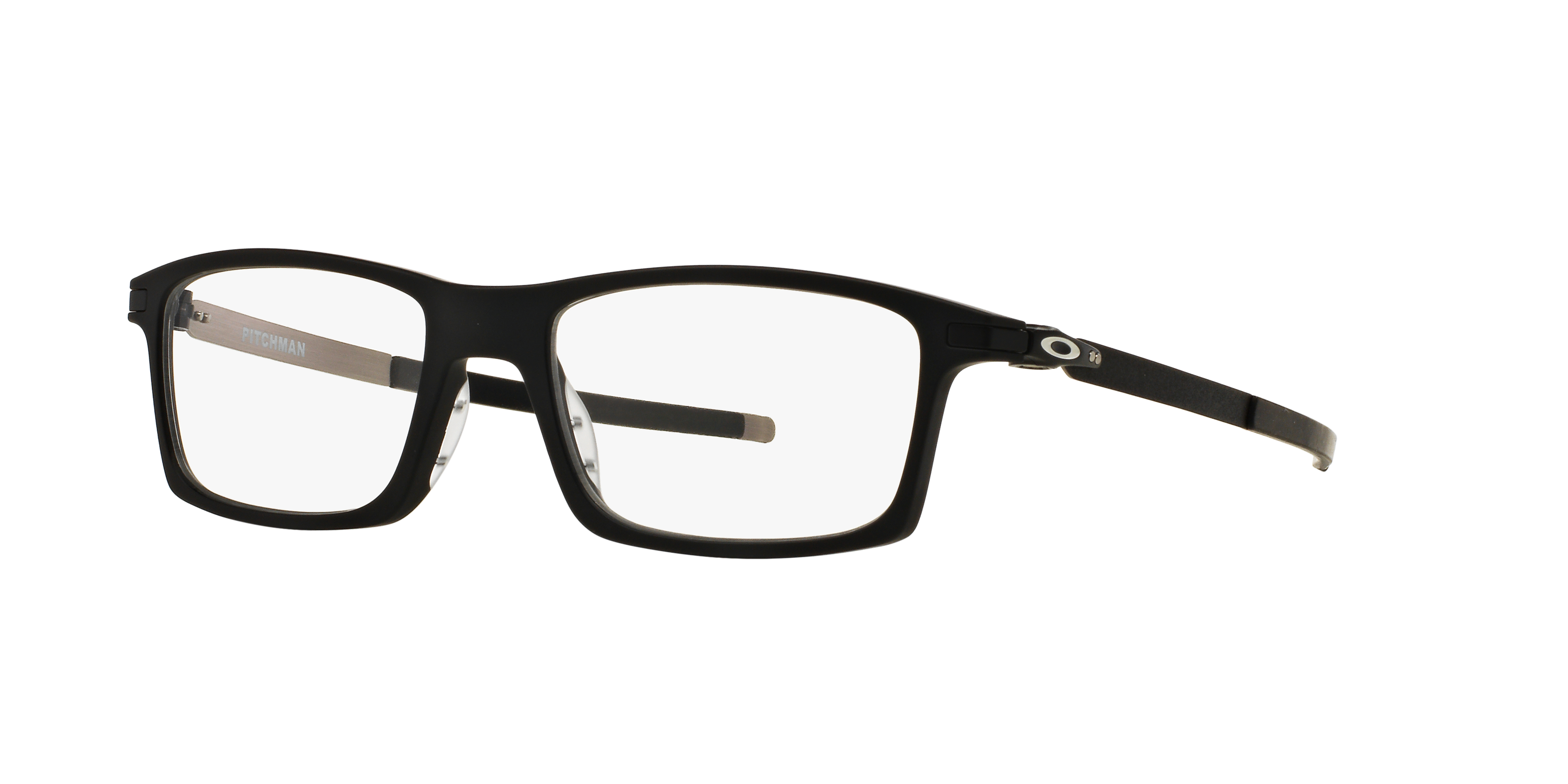 Angle_Left01 Oakley Pitchman OX 8050 Glasses Transparent / Grey