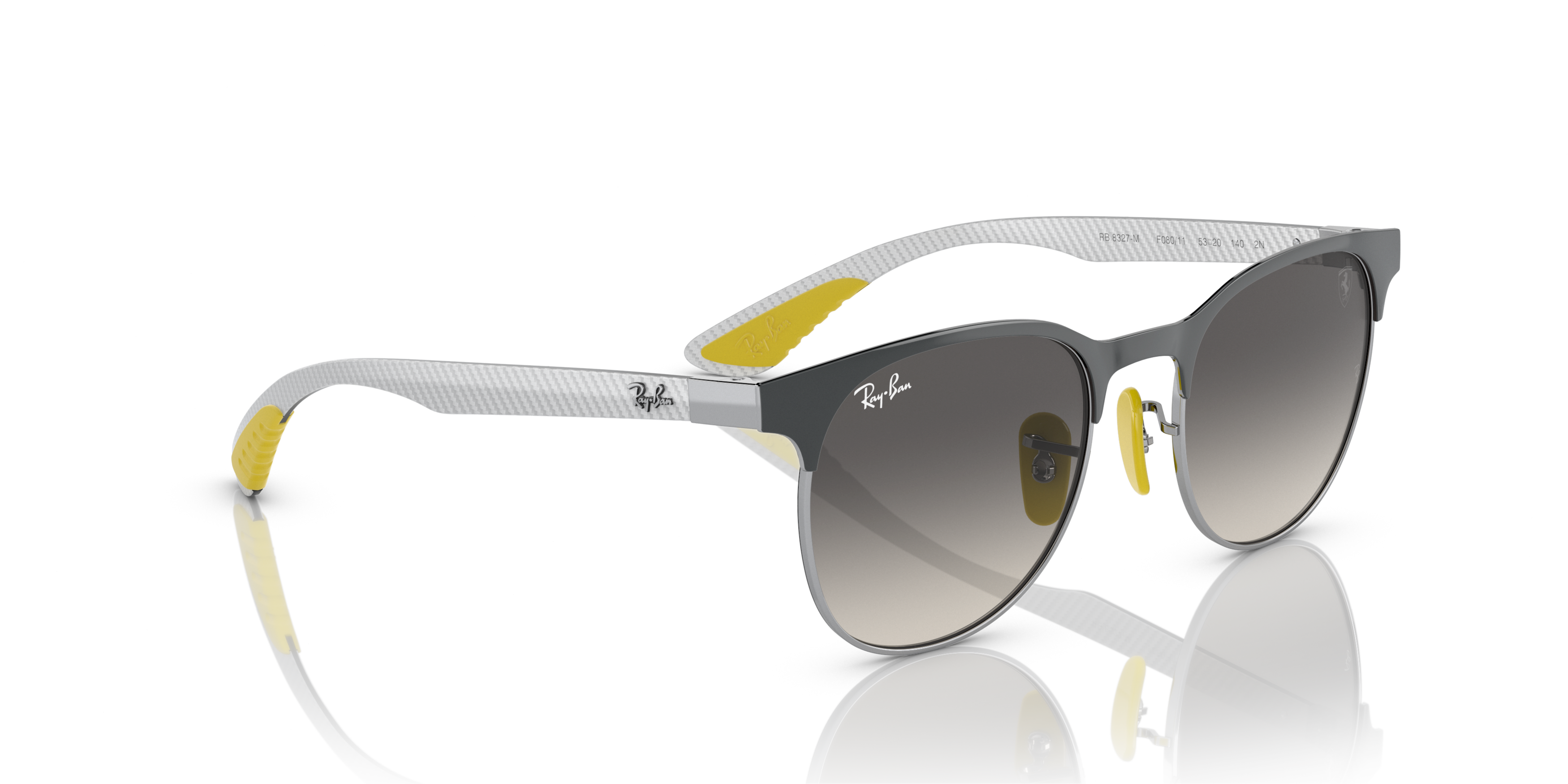 Angle_Right01 Ray-Ban RB 8327M Sunglasses Grey / Grey