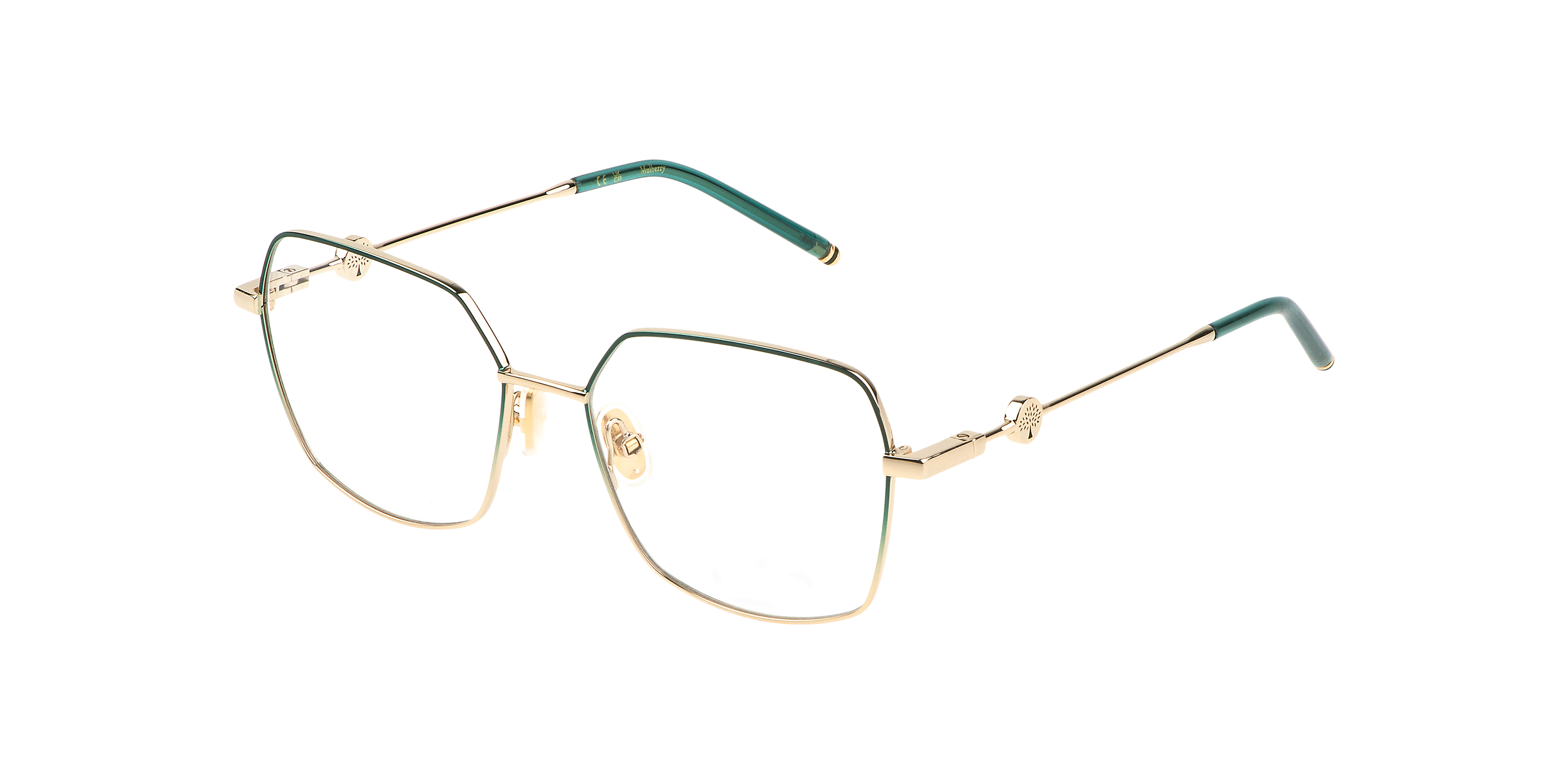 Angle_Left01 Mulberry VML 209 Glasses Transparent / Gold