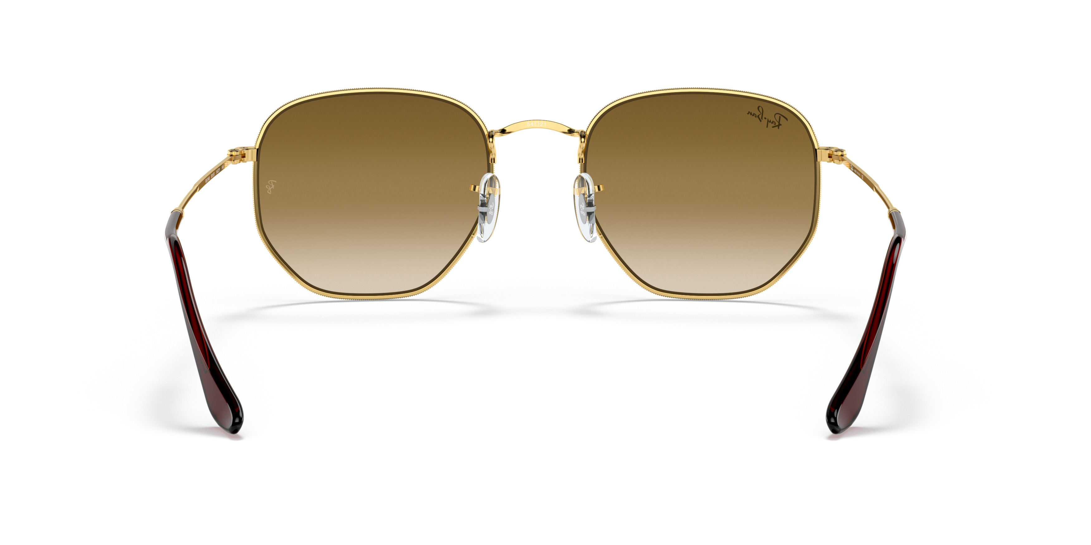 Detail02 Ray-Ban RB 3548 Sunglasses Brown / Gold