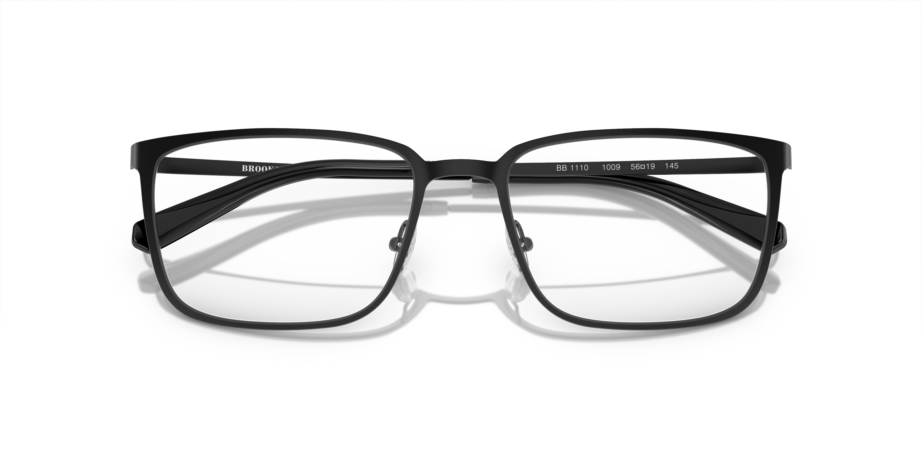 Folded Brooks Brothers BB 111 Glasses Transparent / Black