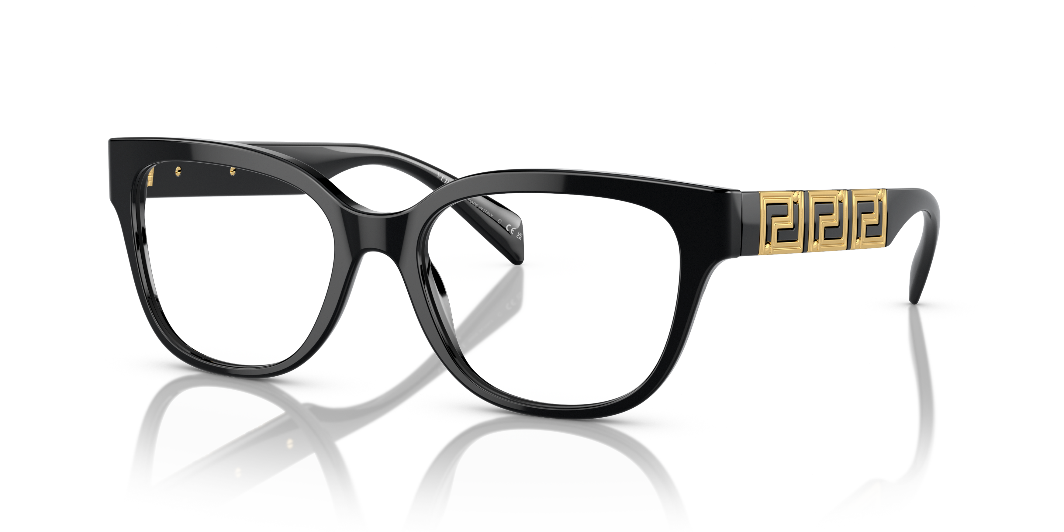 Angle_Left01 Versace VE 3338 Glasses Transparent / Black