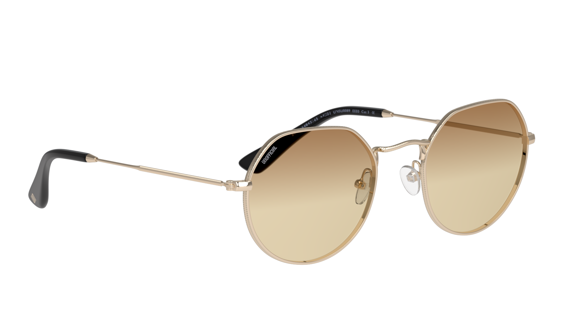 Angle_Right01 Unofficial UNSU0103 (DDN0) Sunglasses Brown / Gold