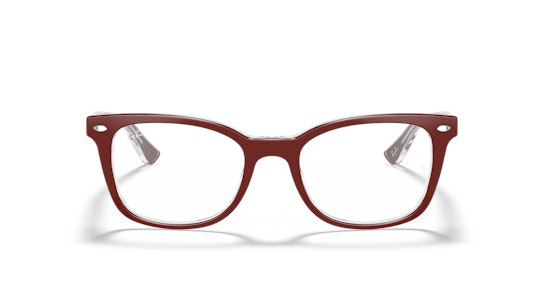 Ray-Ban RX 5285 (5738) Glasses Transparent / Red