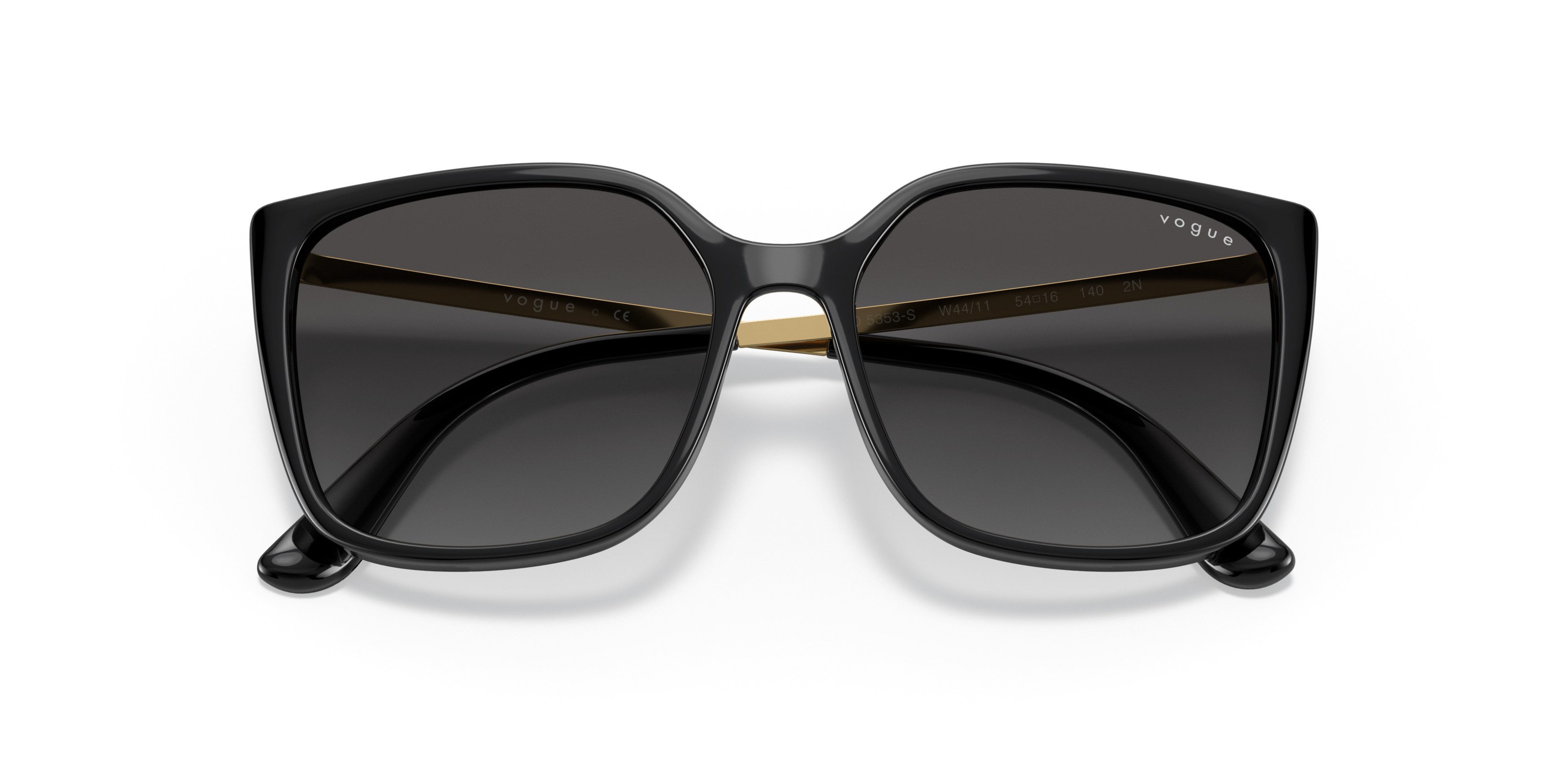Folded Vogue VO 5353S (W44/11) Sunglasses Grey / Black
