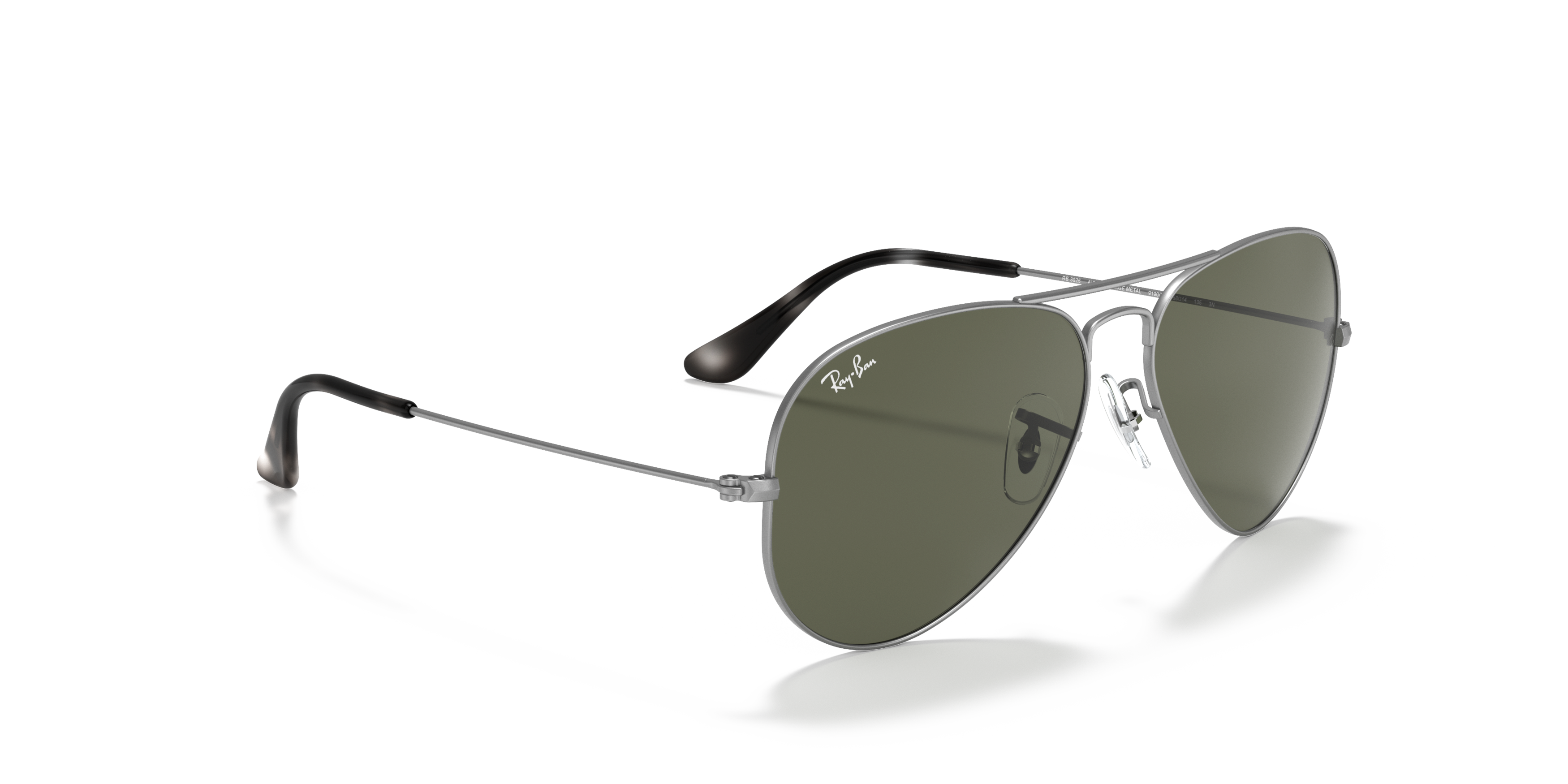 Angle_Right01 Ray-Ban Aviator Classic RB3025 919031 Groen / Zilver