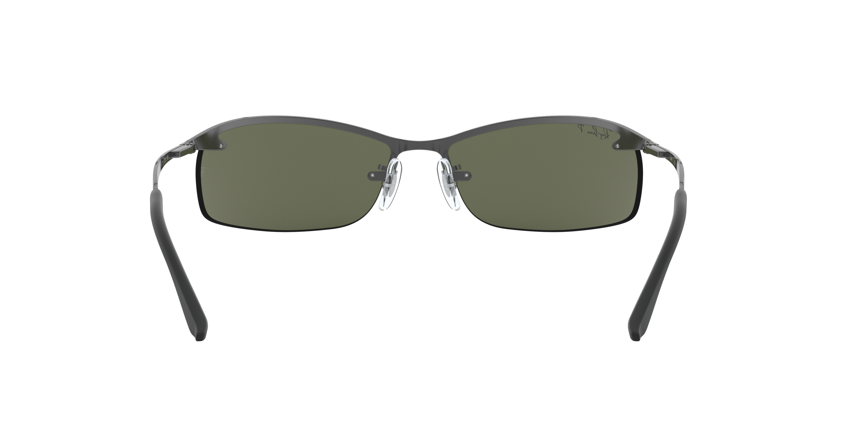 Detail02 Ray-Ban RB 3183 (004/9A) Sunglasses Green / Grey
