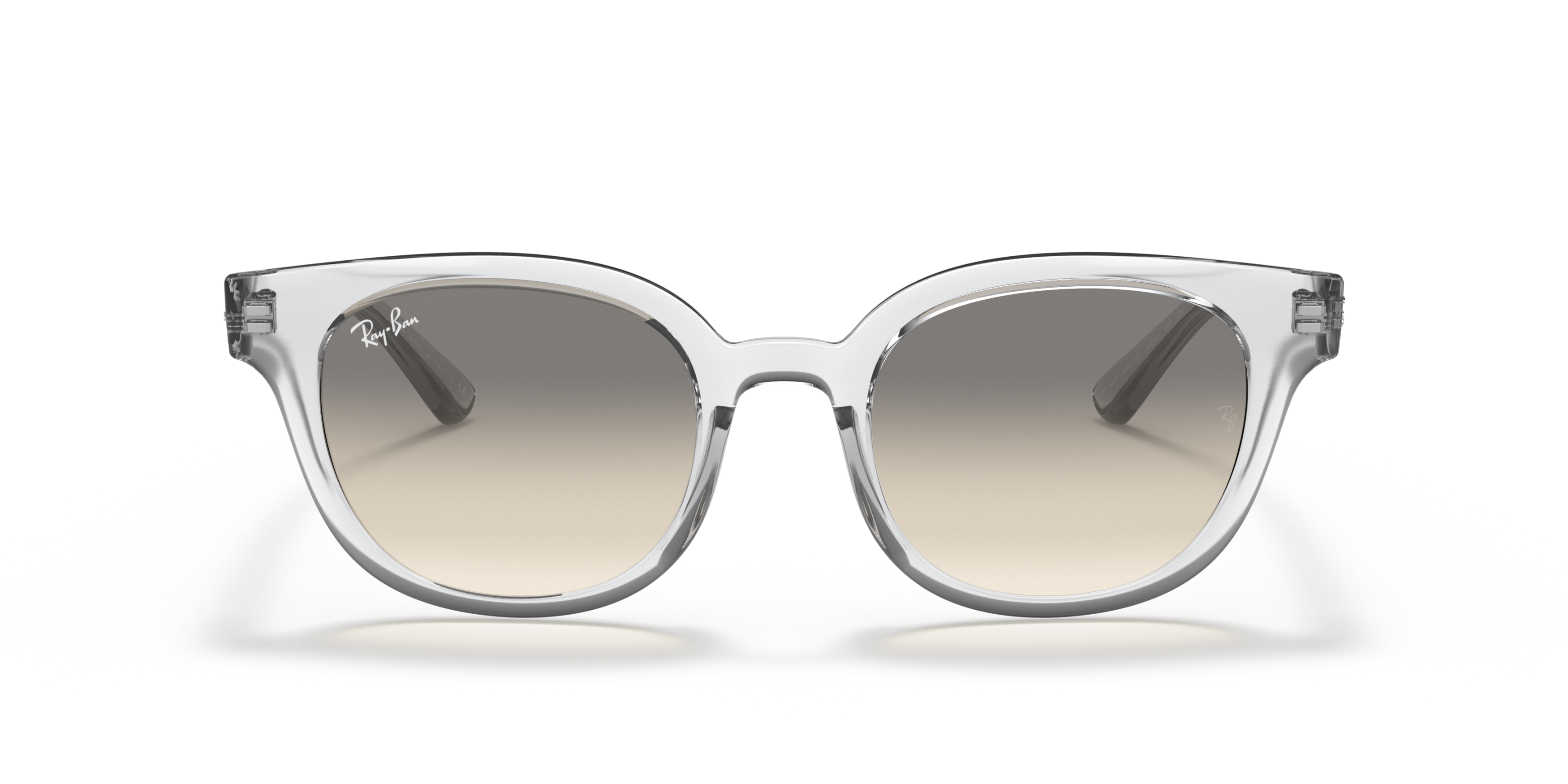 Front Ray-Ban RB 4324 Sunglasses Grey / Transparent, Clear