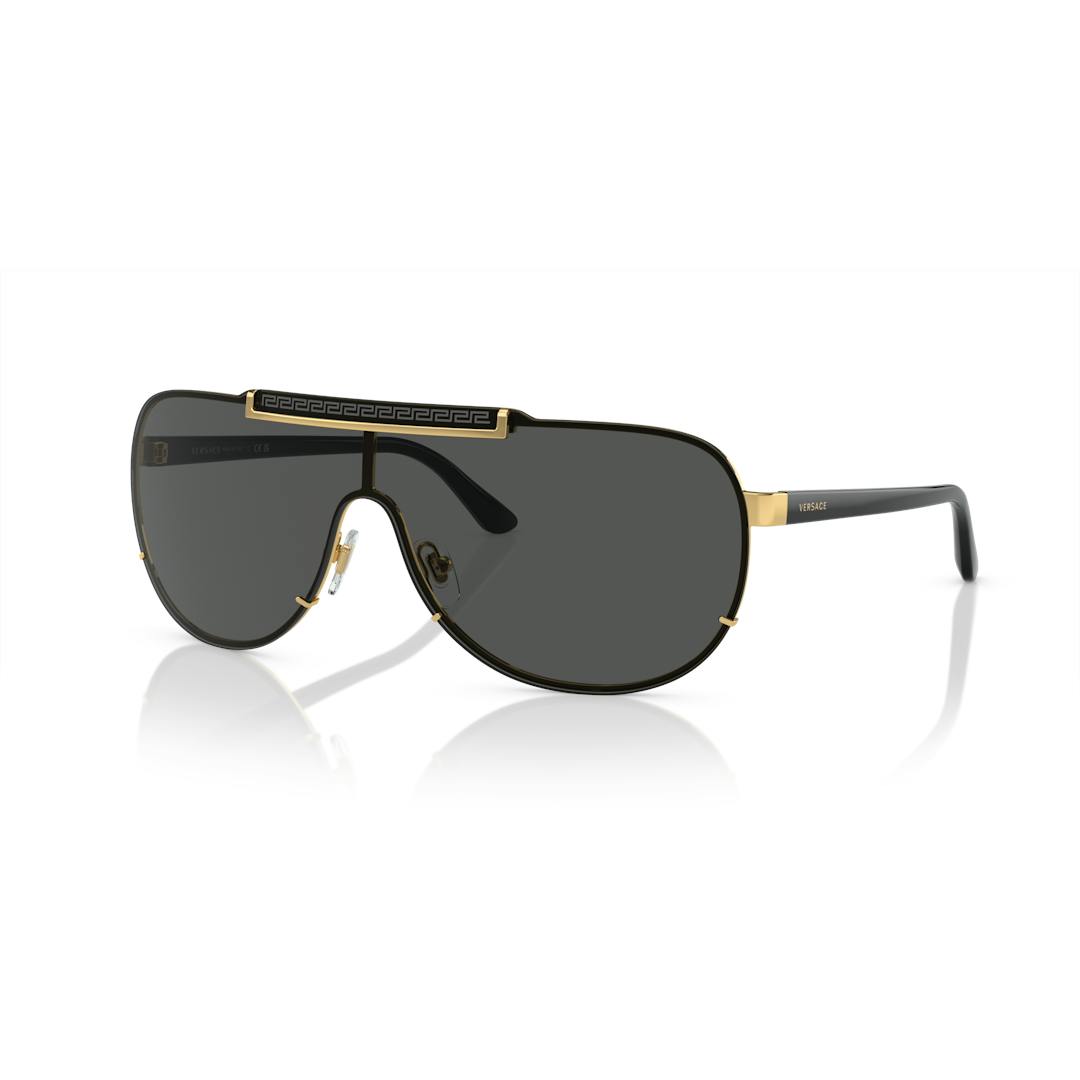 Versace VE2140 Lunettes de Soleil Homme - Pilote Doré
