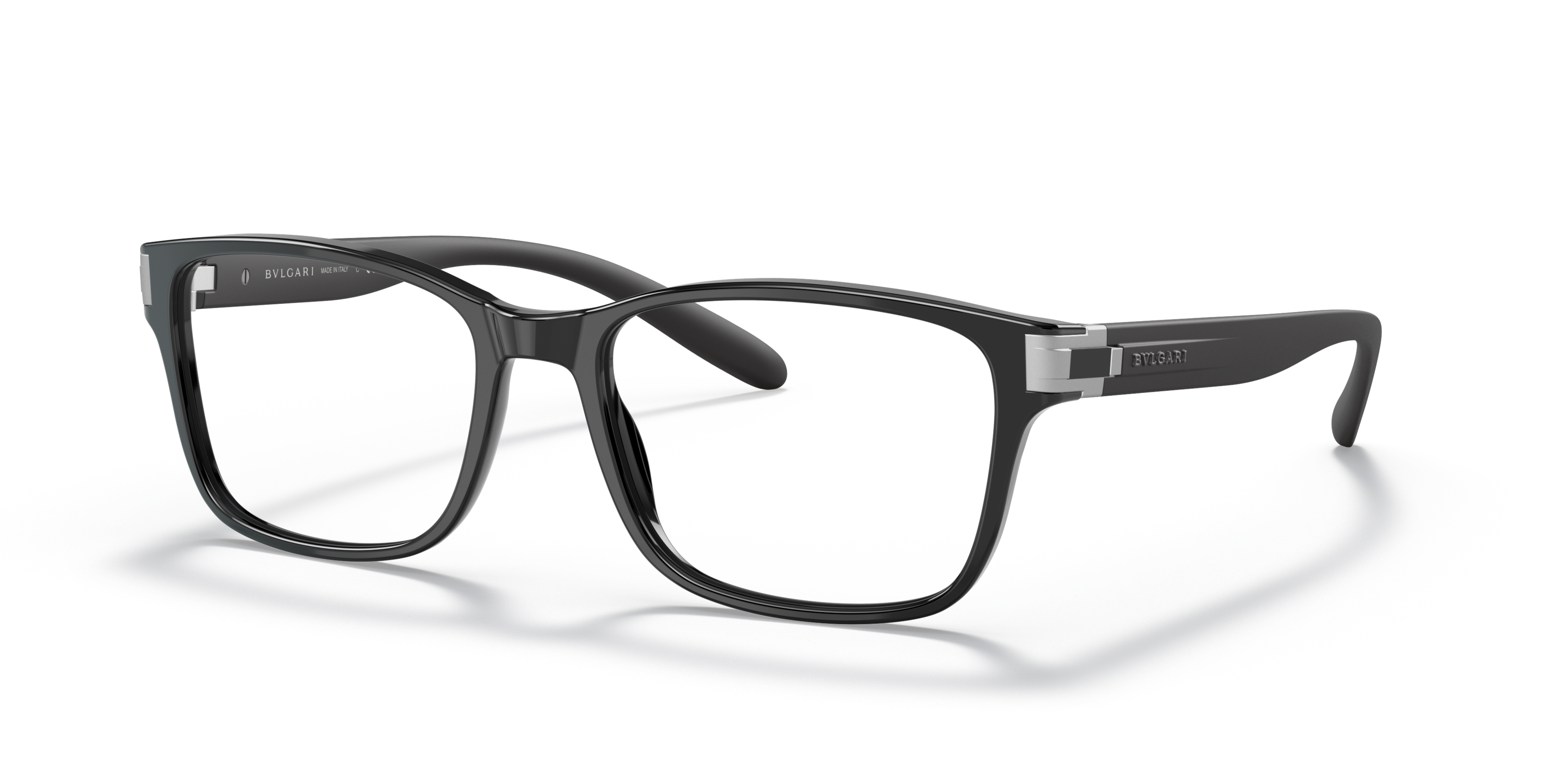 Angle_Left01 Bvlgari BV 3051 (501) Glasses Transparent / Black