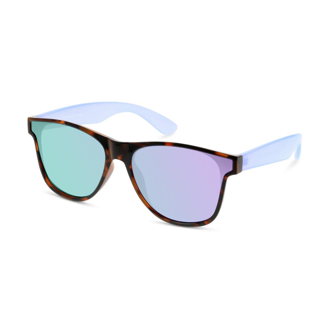 Seen CFGF02 Lunettes de Soleil Femme - Ronde Marron Violet