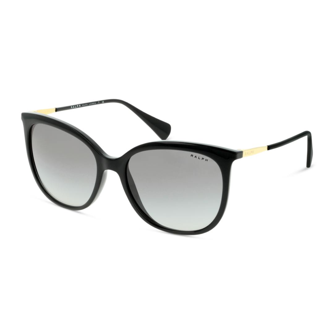 Ralph RA5248 Lunettes de Soleil Femme - Cateye Noir - Possibilité de verres correcteurs - Adaptable