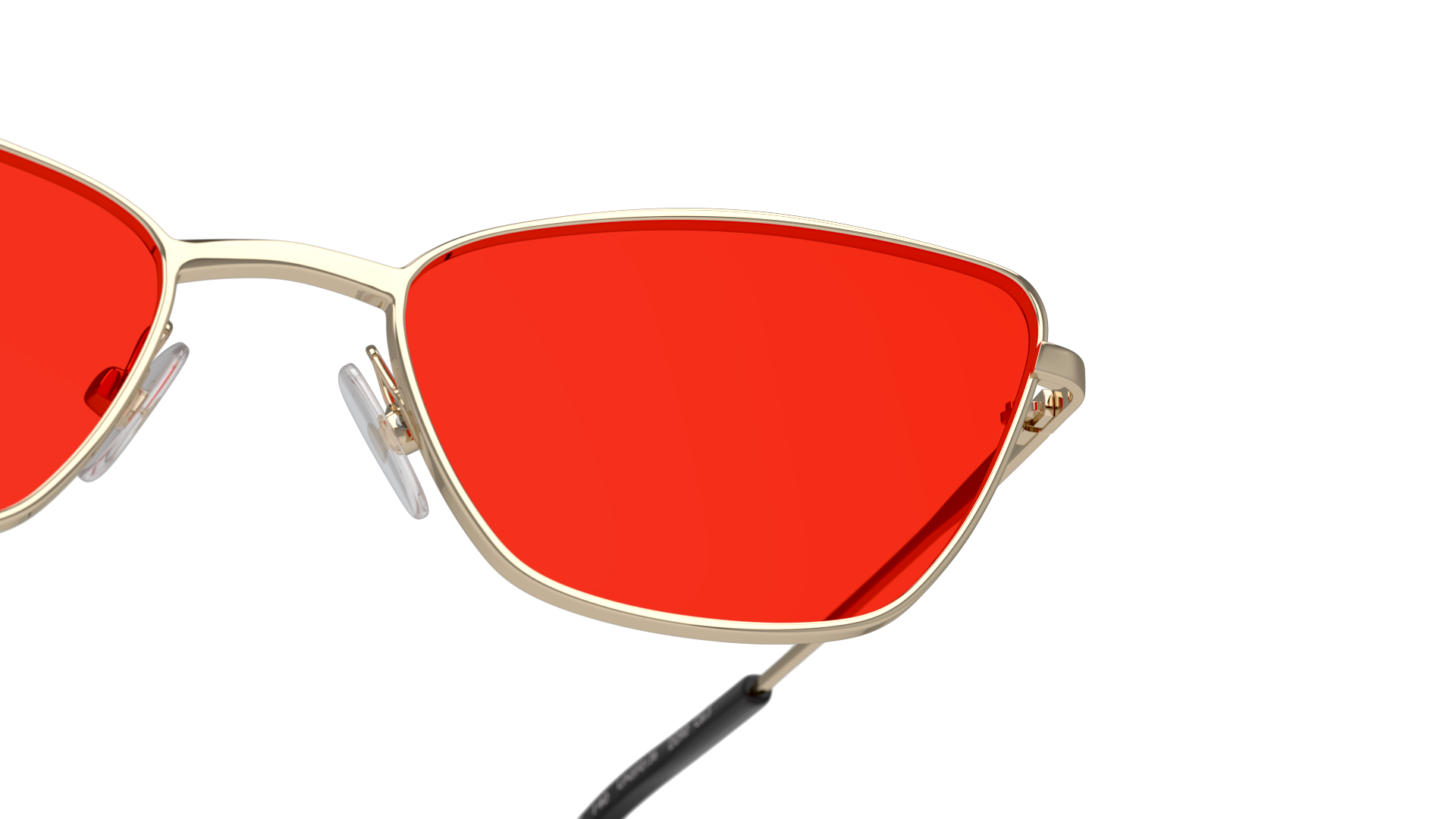 Detail01 Unofficial UNSF0136 Sunglasses Red / Gold